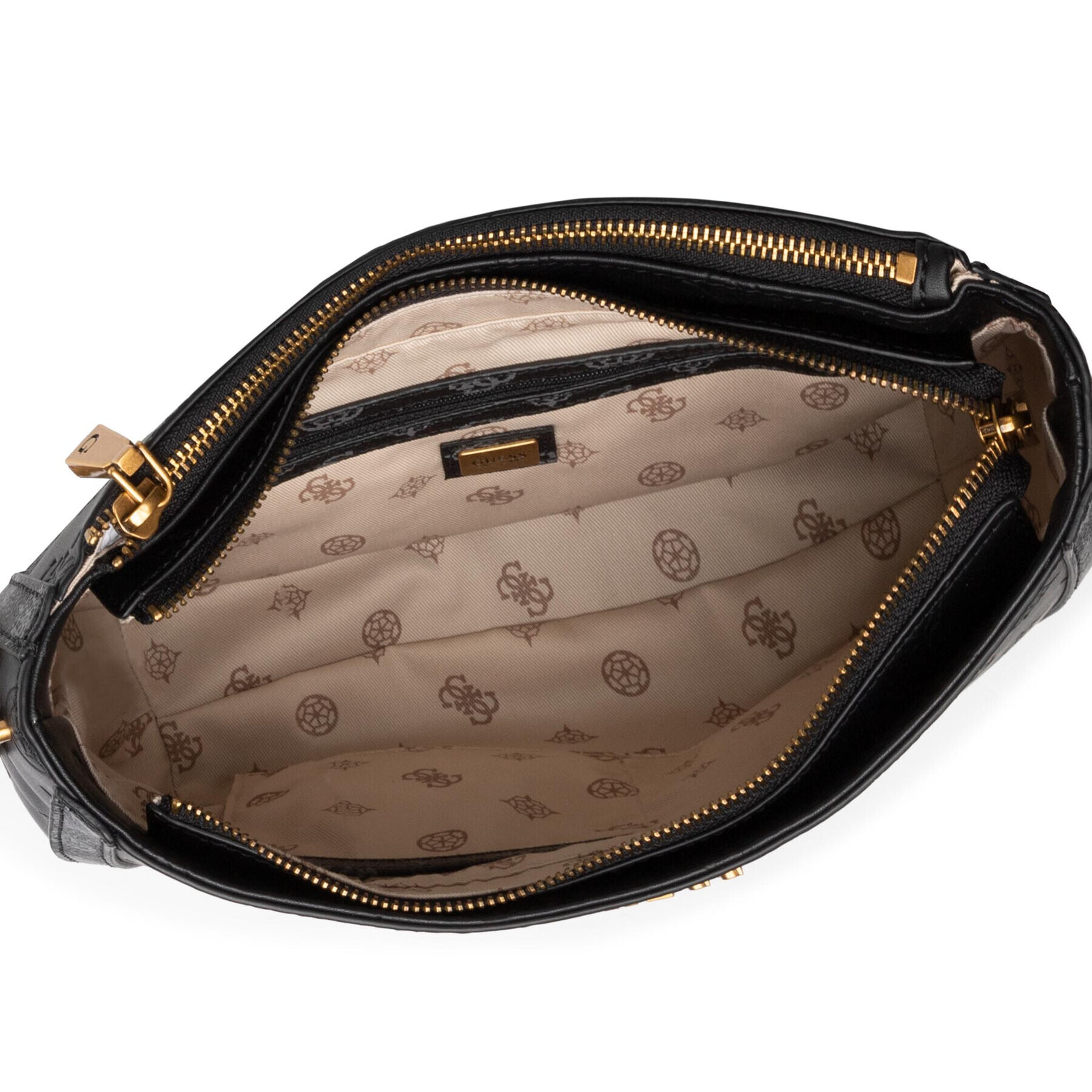 Guess Дамска чанта Abey (PB) HWPB85 58020 Черен - Pepit.bg
