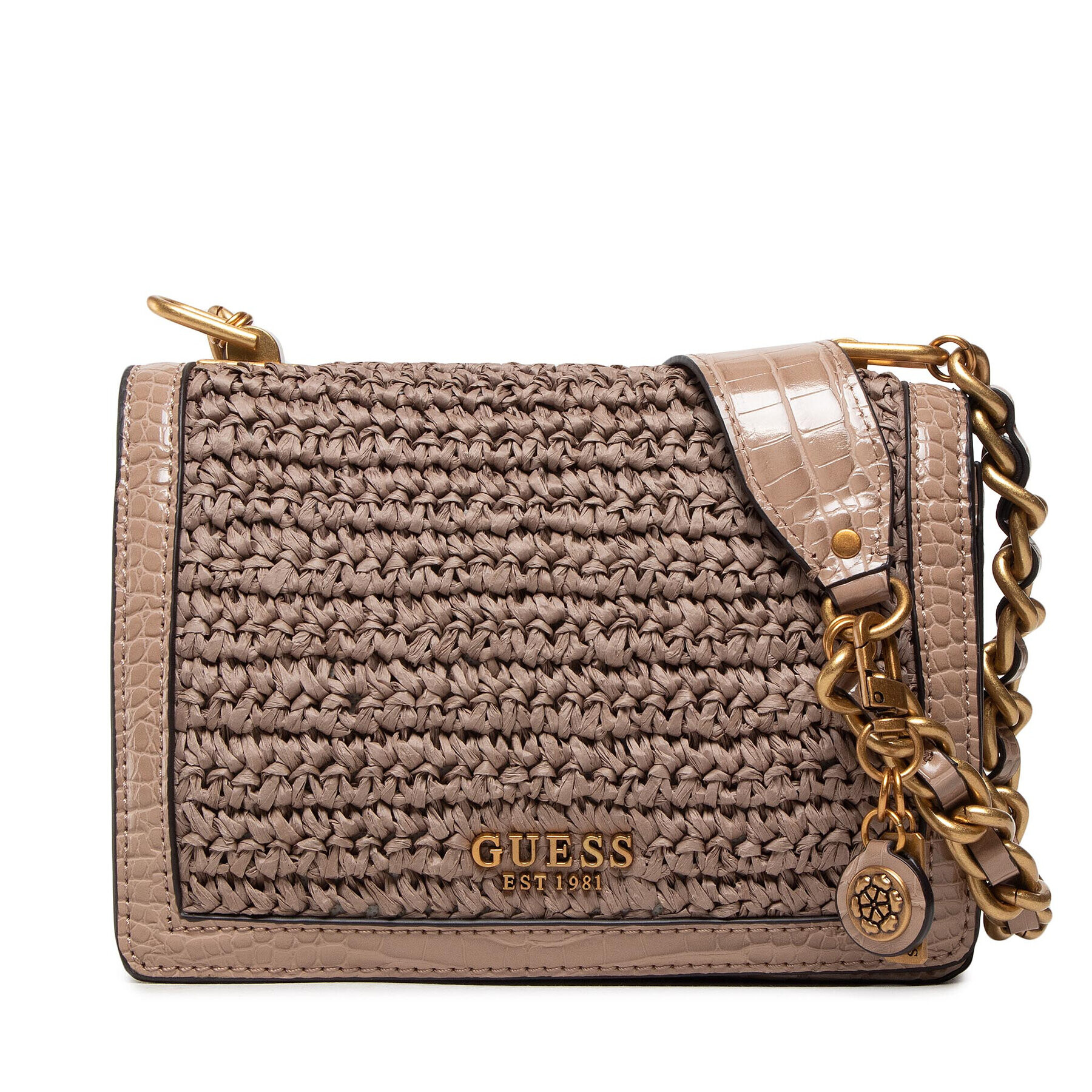 Guess Дамска чанта Abey (WC) HWWC85 58210 Кафяв - Pepit.bg