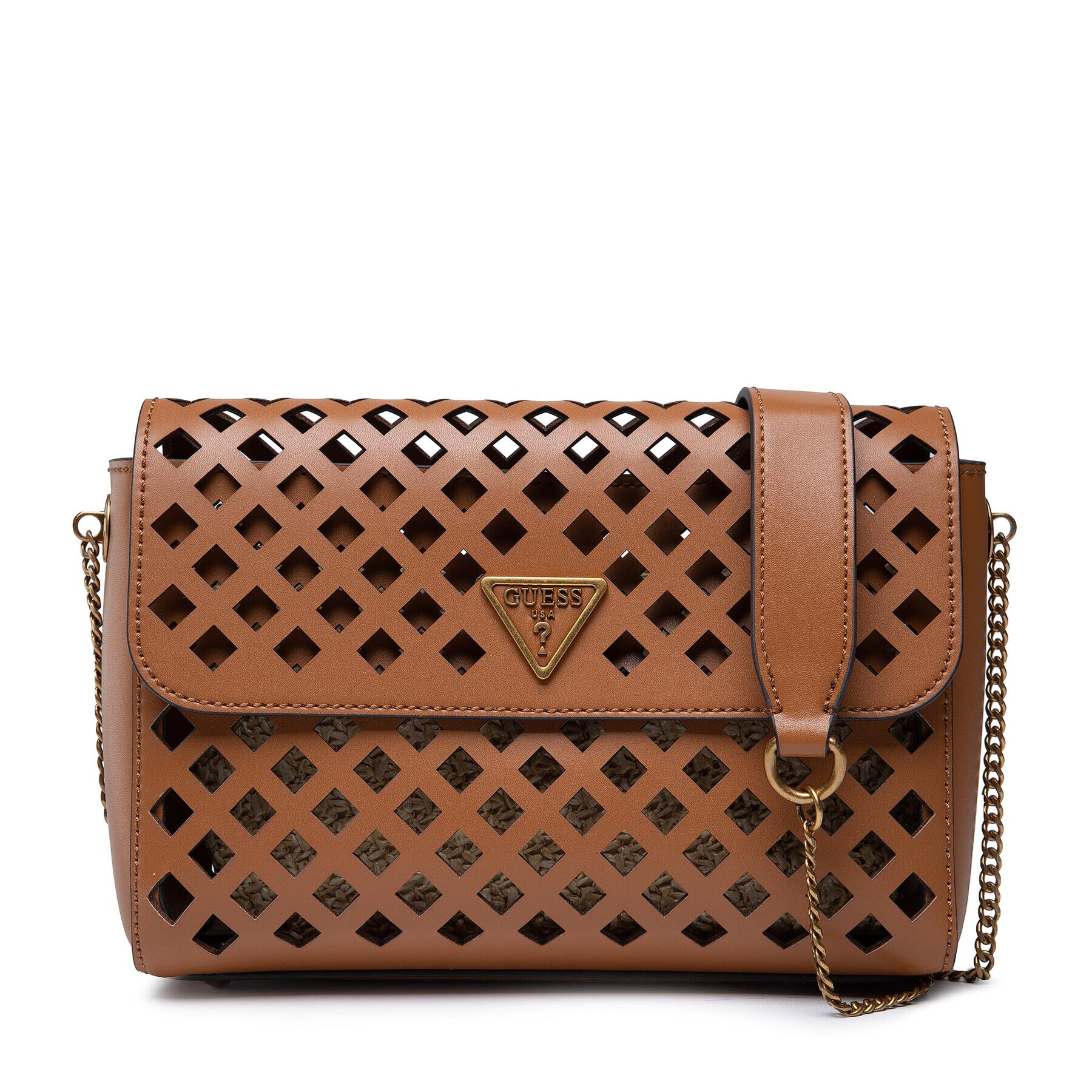 Guess Дамска чанта Aqua (VB) HWVB85 66210 Кафяв - Pepit.bg
