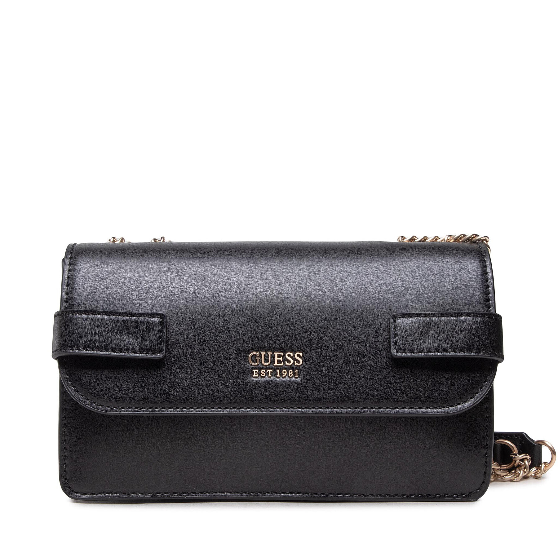 Guess Дамска чанта Atene Convertible Xbody Flap HWVS84 19210 Черен - Pepit.bg