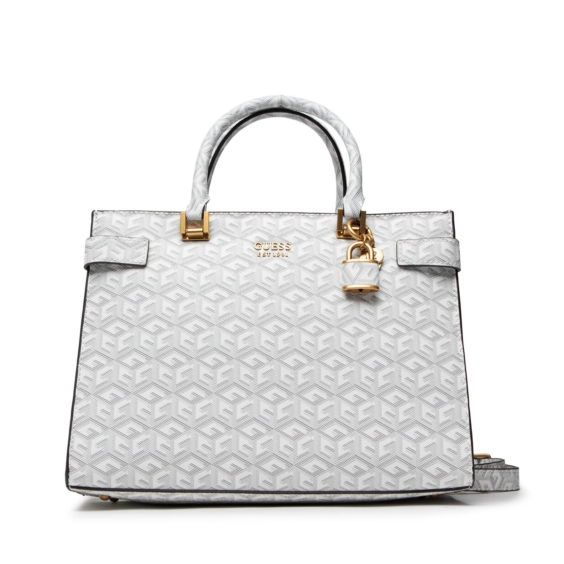 Guess Дамска чанта Atene (SC) HWSC84 19060 Бял - Pepit.bg