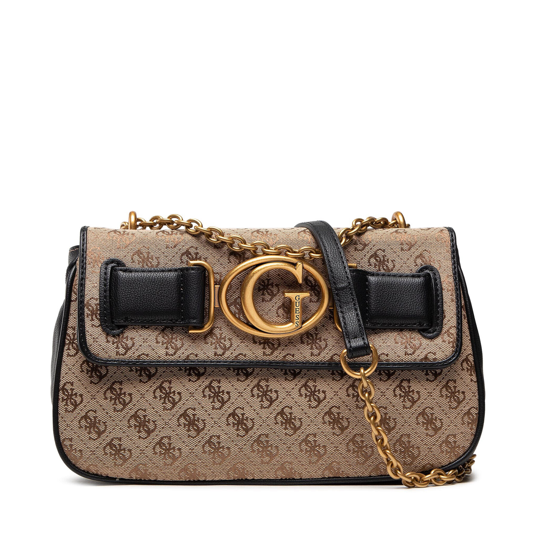 Guess Дамска чанта Aviana Convertible Xbody Flap HWJB84 14210 Бежов - Pepit.bg