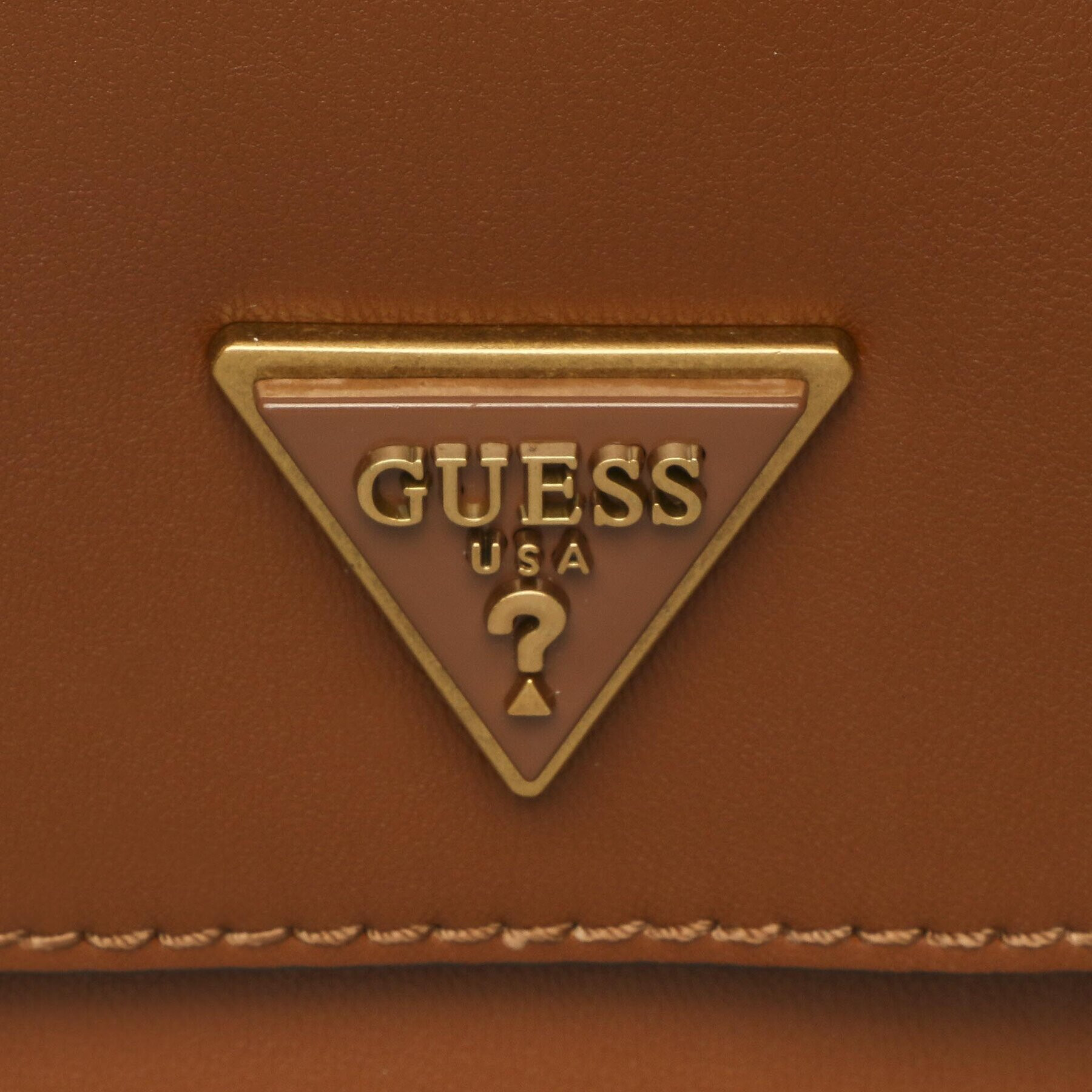 Guess Дамска чанта Basilea (VB) HWVB87 41200 Кафяв - Pepit.bg