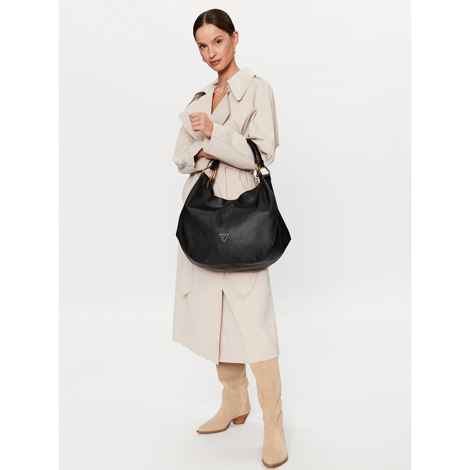 Guess Дамска чанта Becci (VB) HWVB87 82250 Черен - Pepit.bg