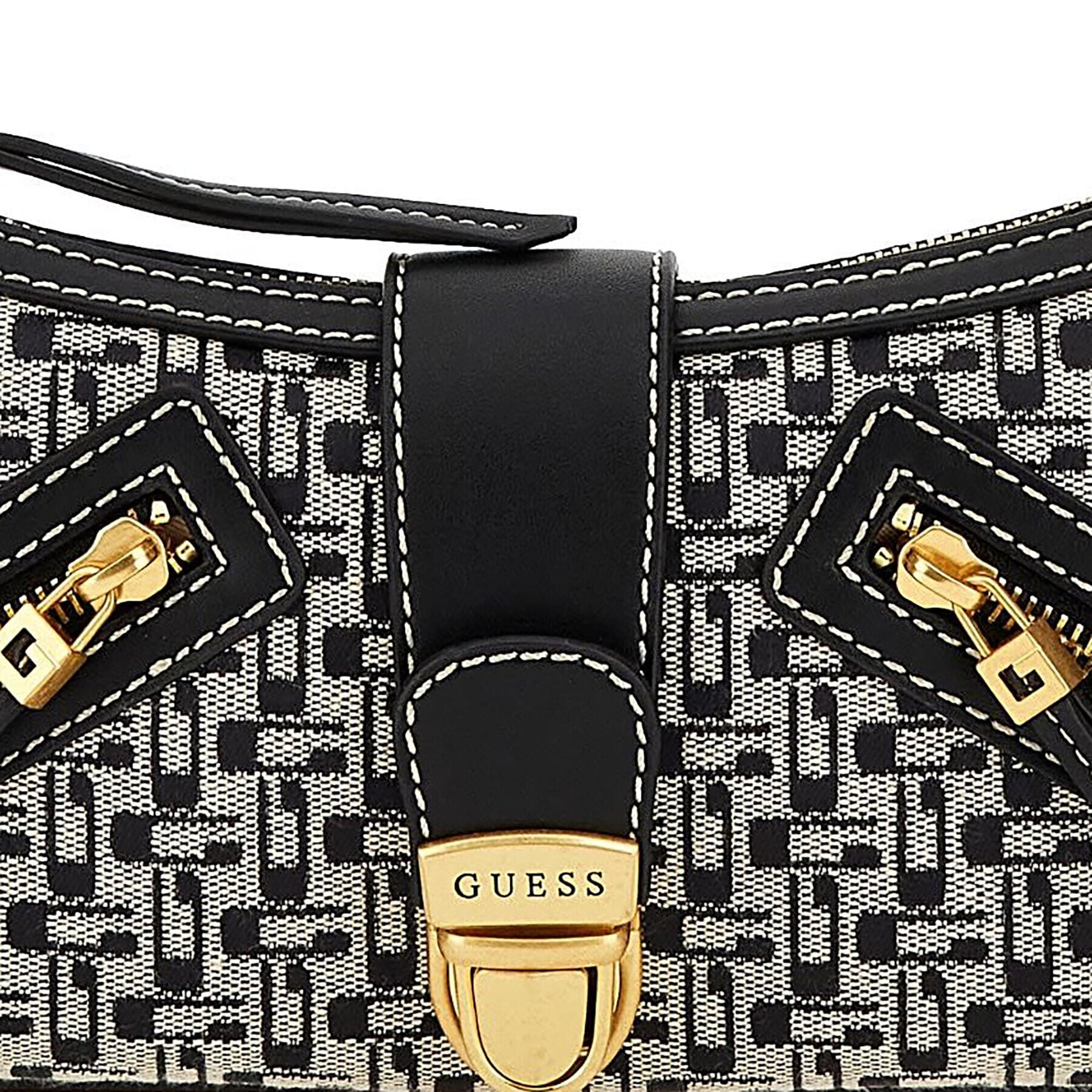 Guess Дамска чанта Belle Vintage (JA) HWJA89 66180 Черен - Pepit.bg