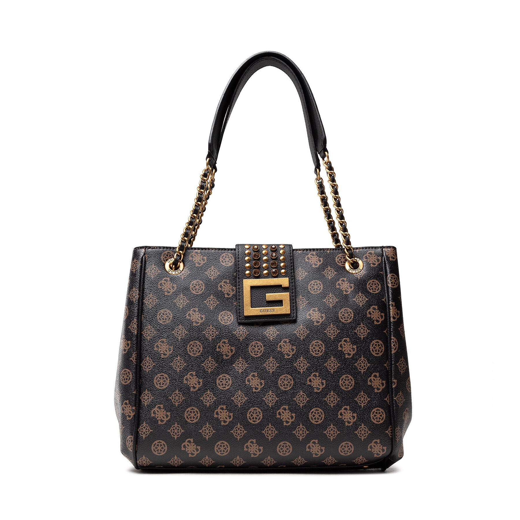 Guess Дамска чанта Bling HWPE79 84230 Кафяв - Pepit.bg