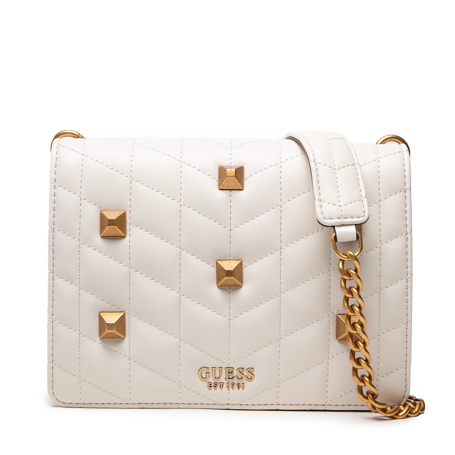 Guess Дамска чанта Brera Crossbody Flap HWQB84 04190 Бежов - Pepit.bg