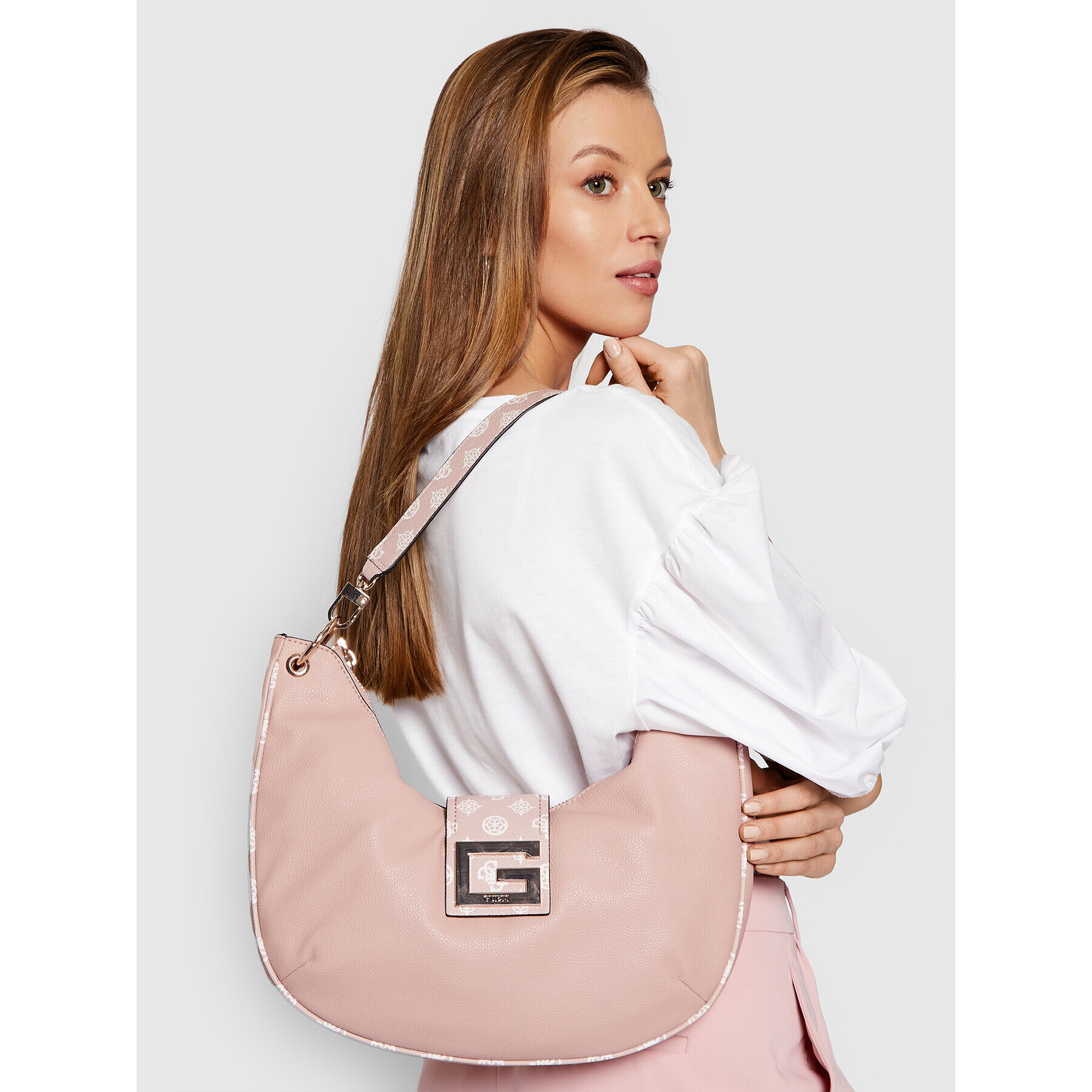 Guess Дамска чанта Brightside HWPR75 80040 Розов - Pepit.bg