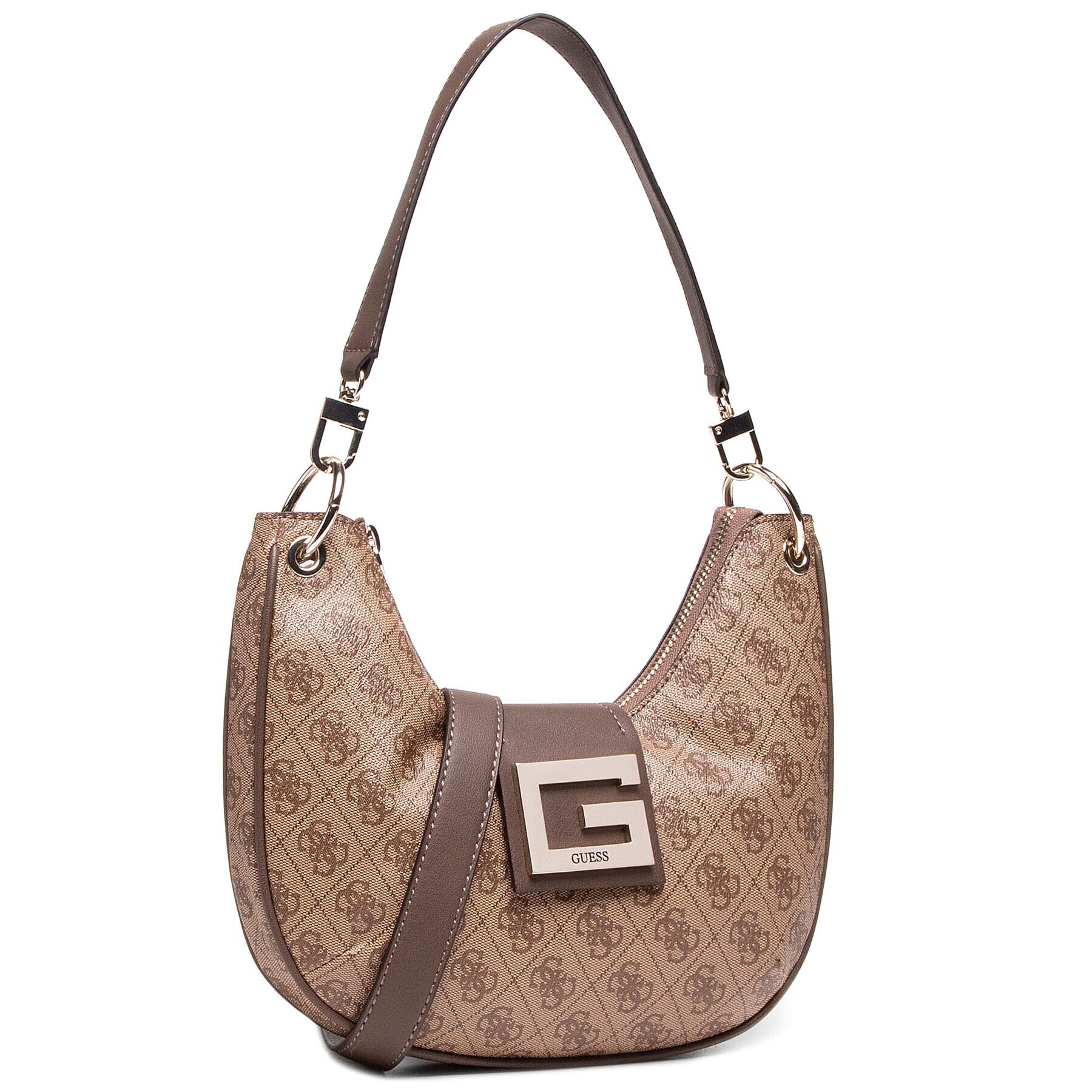 Guess Дамска чанта Brightside (SL) HWSL75 80030 Кафяв - Pepit.bg