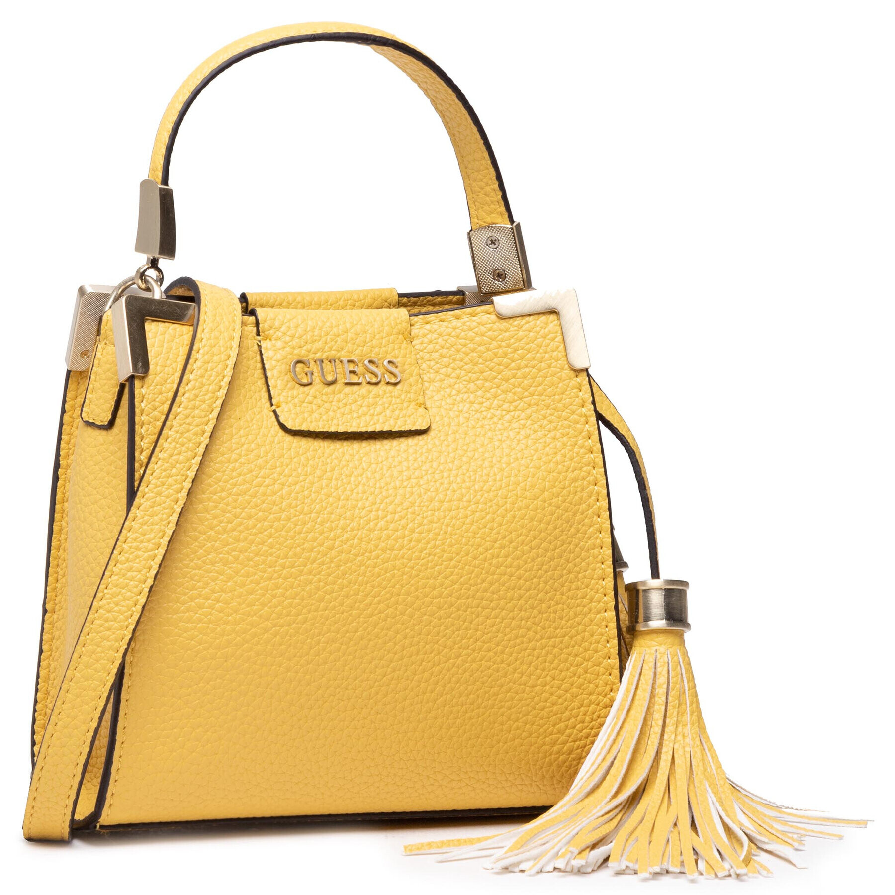 Guess Дамска чанта Catania Mini HWVS81 36760 Жълт - Pepit.bg