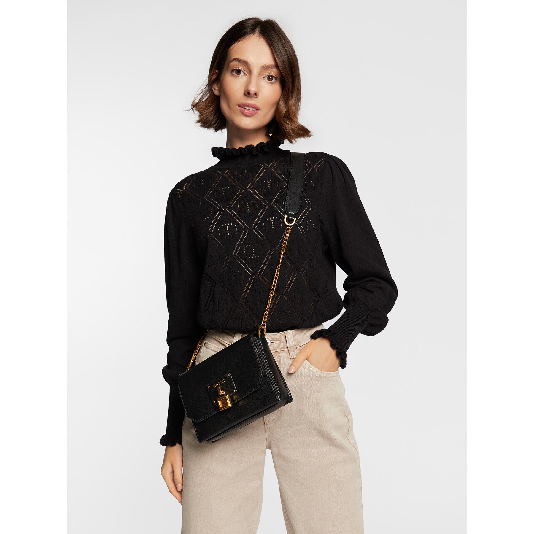 Guess Дамска чанта Centre Stage (Vb) Mini Bags HWVB85 04780 Червен - Pepit.bg