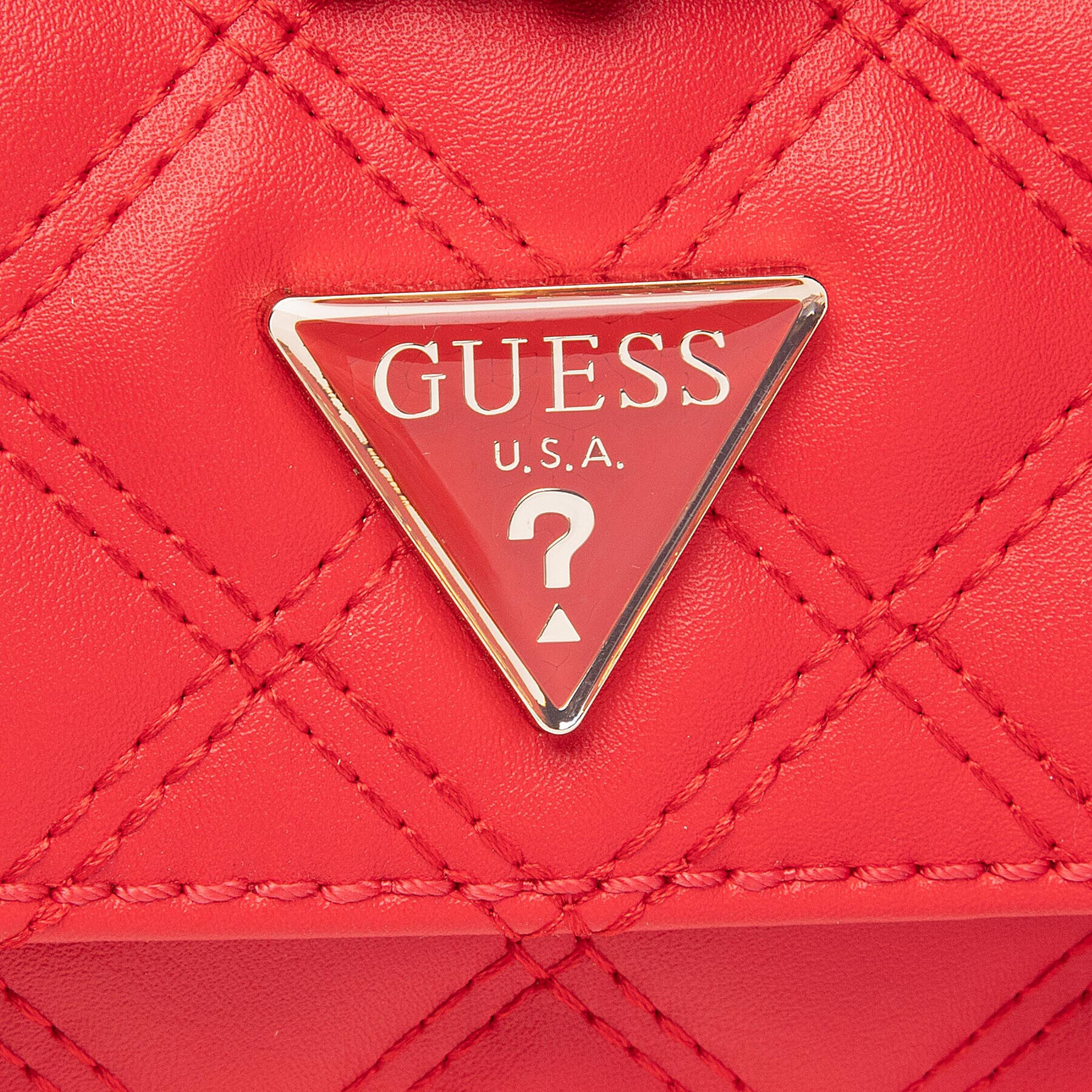 Guess Дамска чанта Cessily (EV) Mini HWEV76 79780 Червен - Pepit.bg