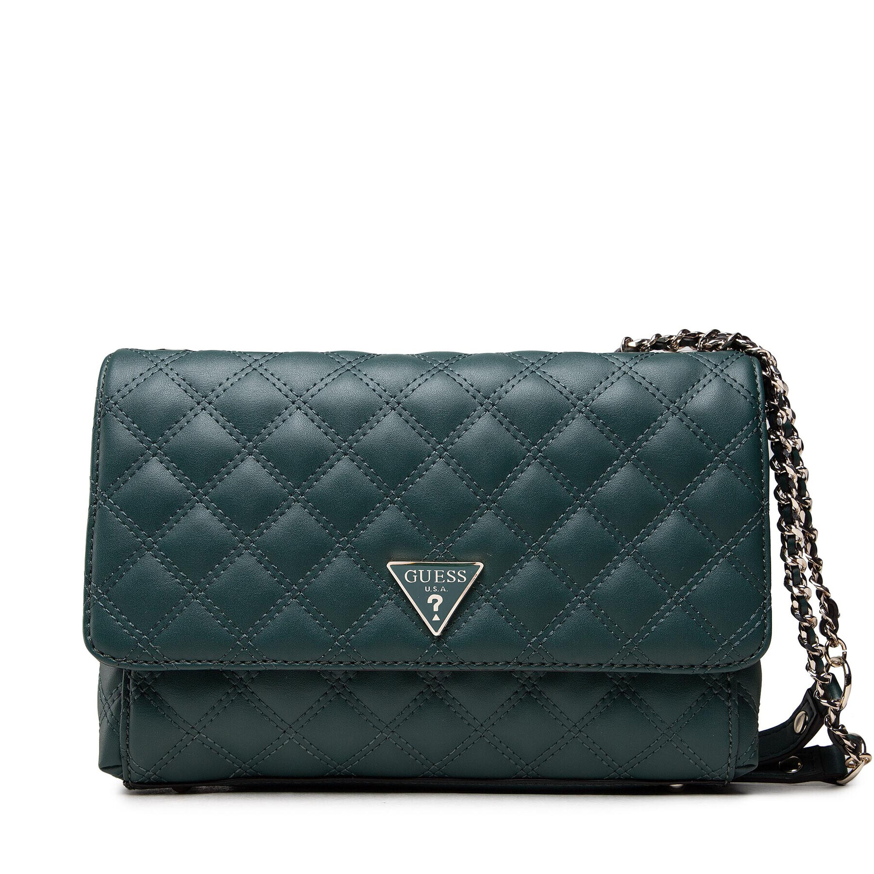 Guess Дамска чанта Cessily HWEV76 79210 Зелен - Pepit.bg