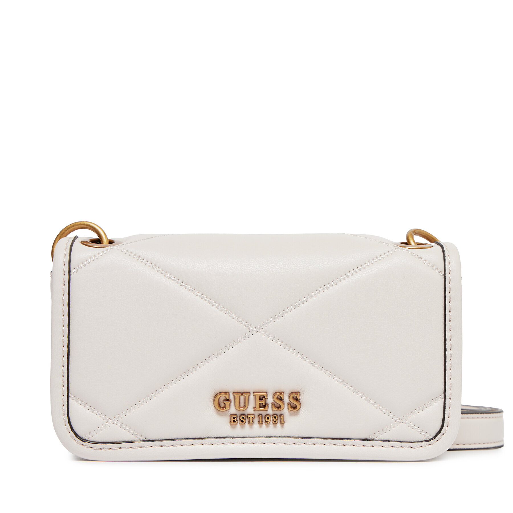 Guess Дамска чанта Clian (QB) Mini-Bags HWQB91 91780 Бежов - Pepit.bg