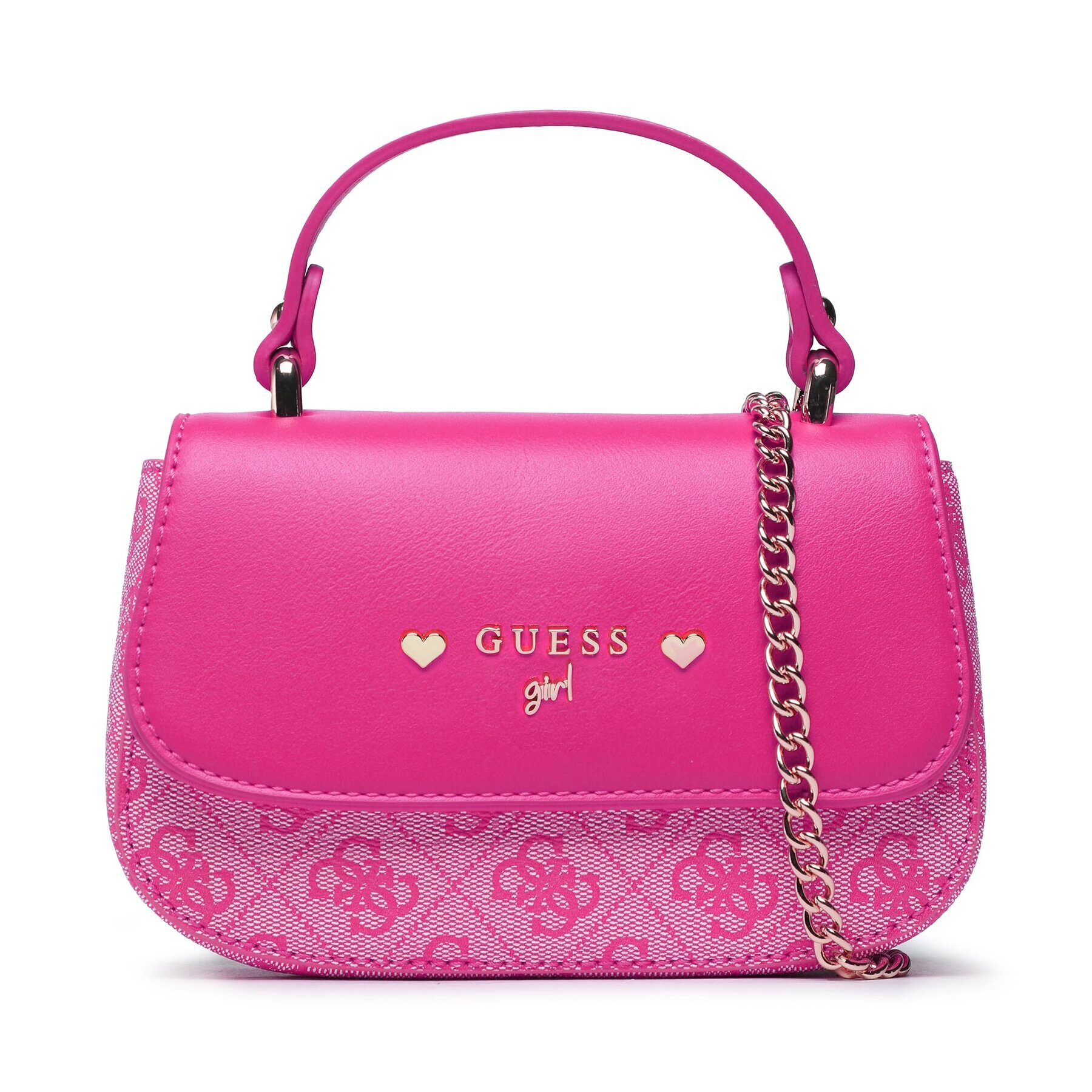 Guess Дамска чанта Crossbody Flap Bag J3GZ15 WFHF0 Розов - Pepit.bg