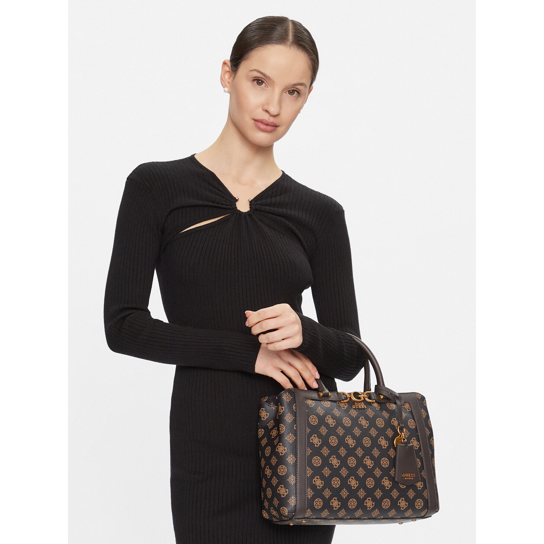 Guess Дамска чанта Dagan (PB) HWPB92 02060 Кафяв - Pepit.bg