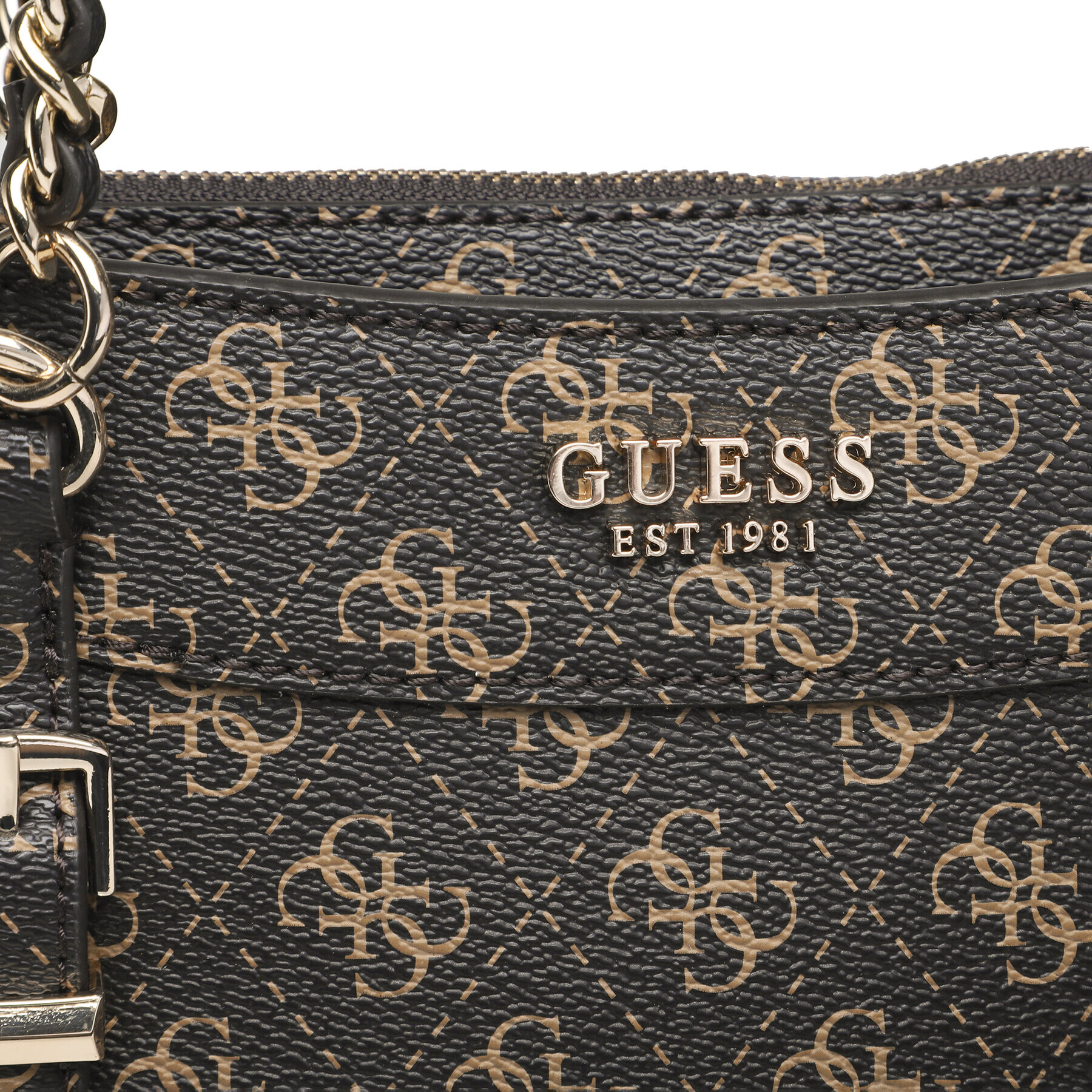 Guess Дамска чанта Didi (QG) HWQG87 44230 Кафяв - Pepit.bg