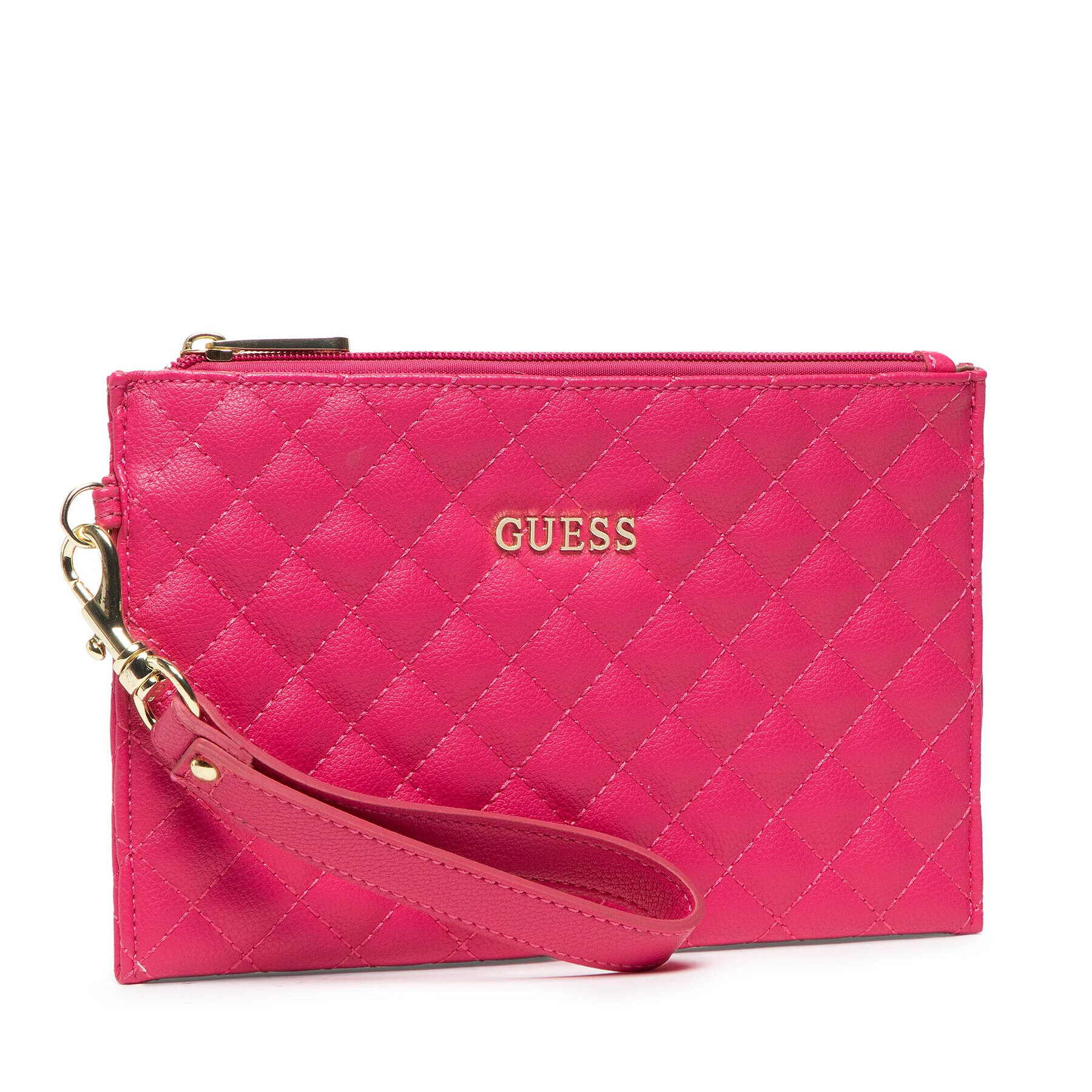 Guess Дамска чанта Earlene Flat Top Zip PWEARL P2202 Розов - Pepit.bg