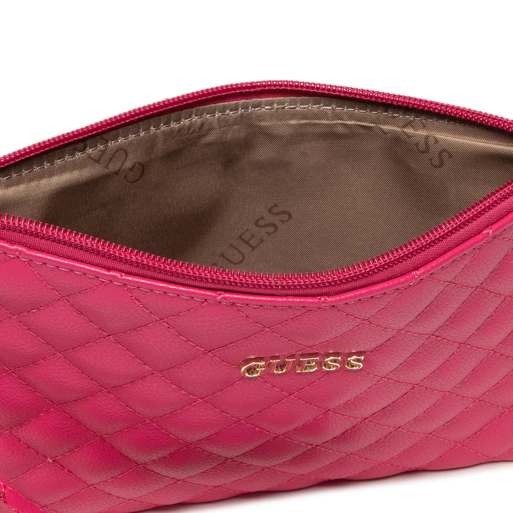 Guess Дамска чанта Earlene Flat Top Zip PWEARL P2202 Розов - Pepit.bg