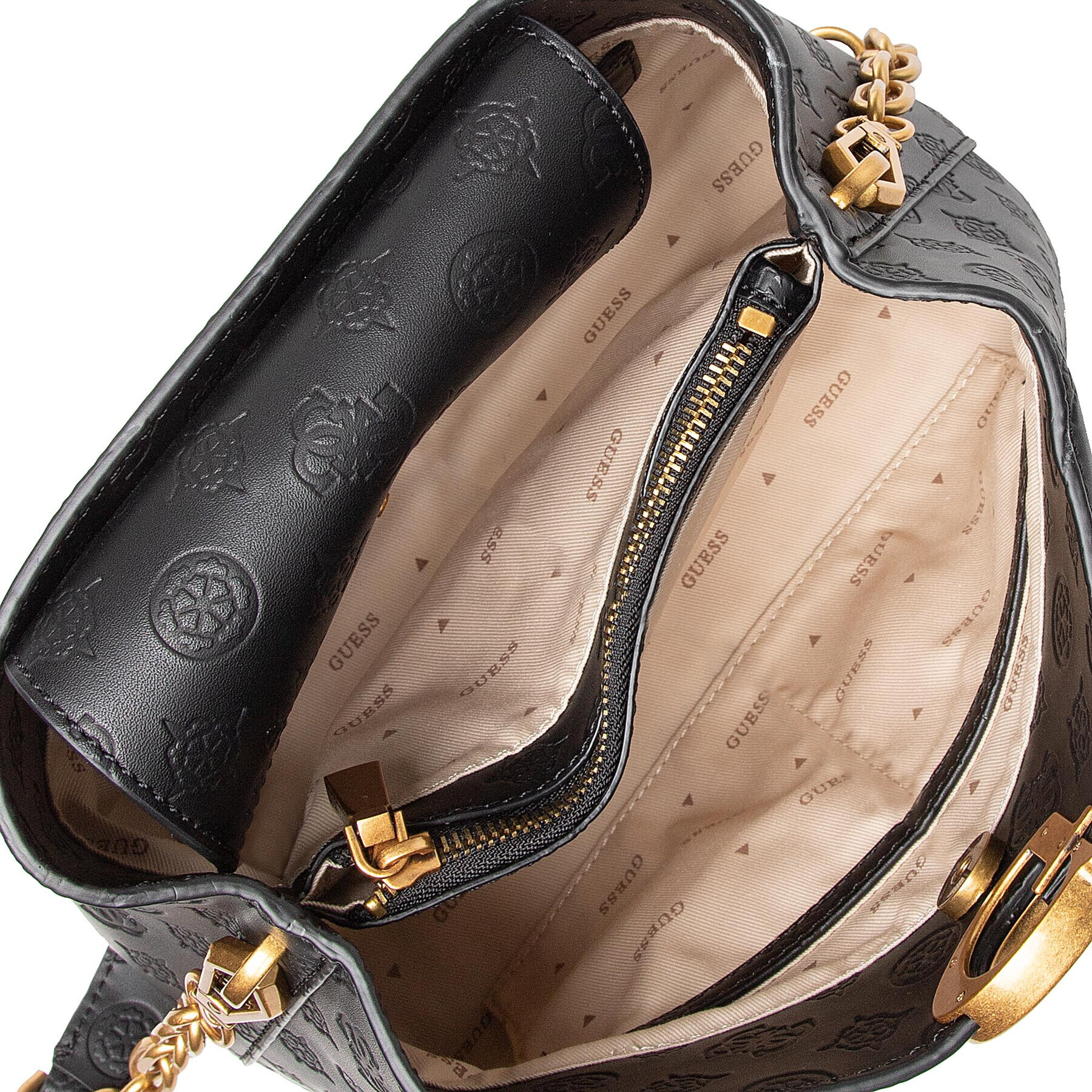 Guess Дамска чанта G Vibe (PB) HWPB86 58190 Черен - Pepit.bg