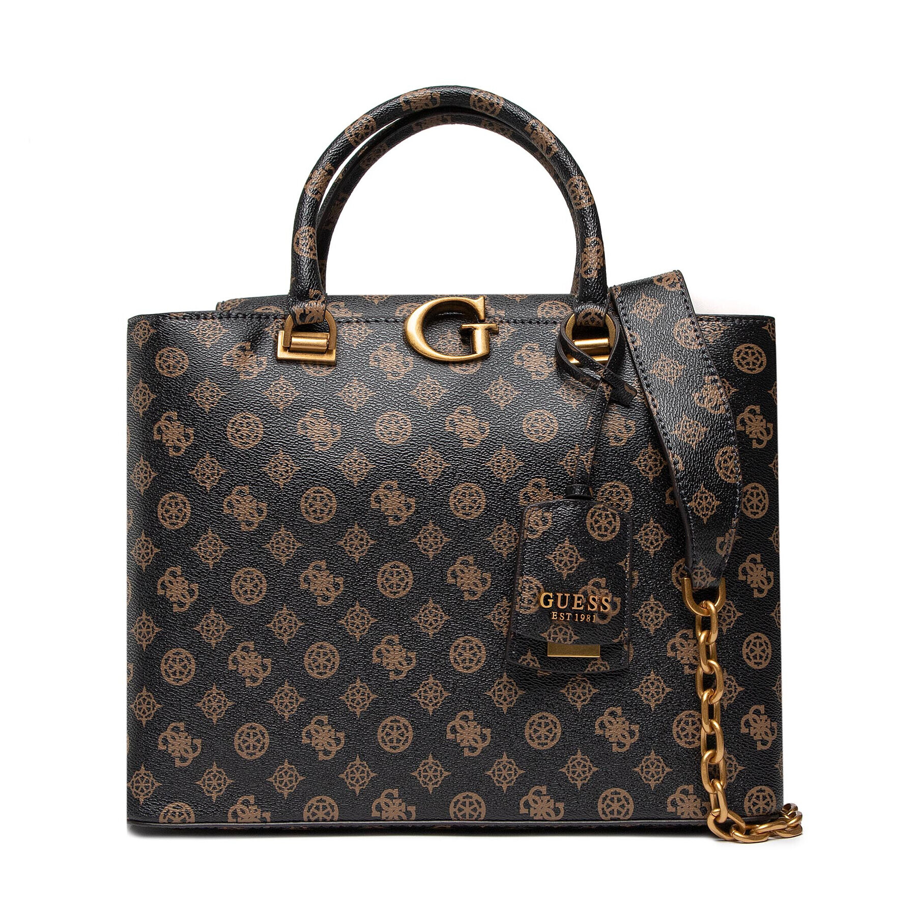 Guess Дамска чанта G Vibe (PB) HWPB86 58230 Кафяв - Pepit.bg