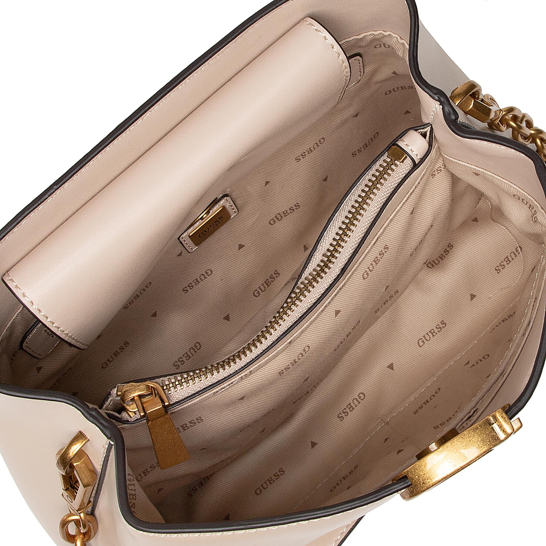 Guess Дамска чанта G Vibe (VB) HWVB86 58190 Бежов - Pepit.bg
