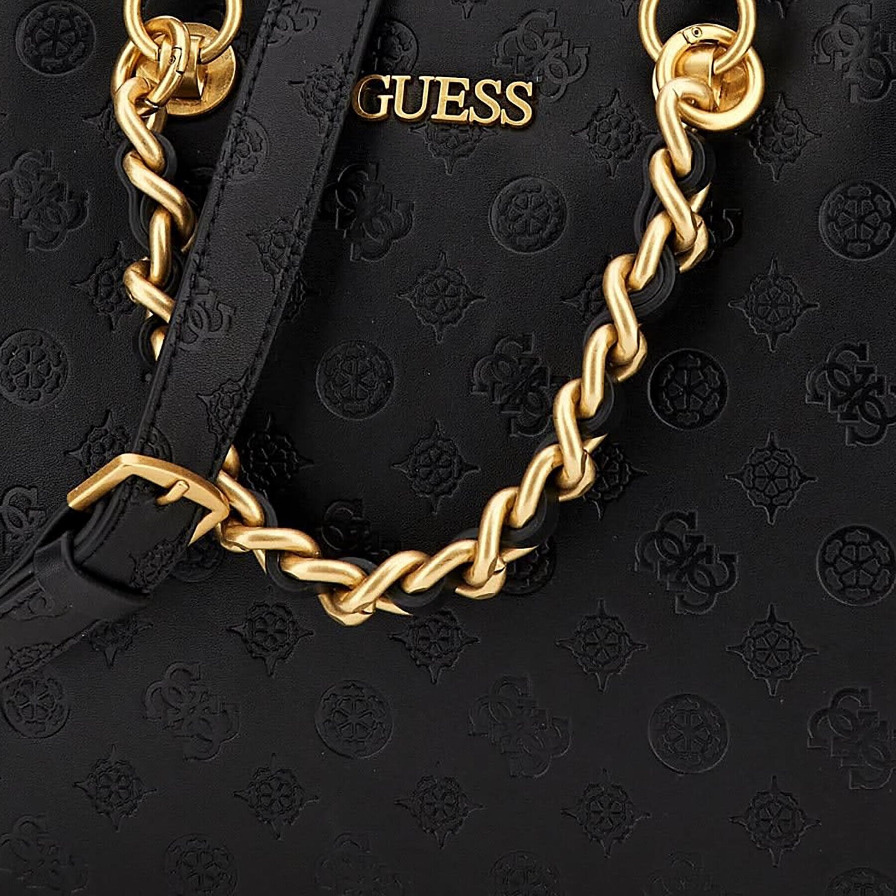 Guess Дамска чанта Geva (PD) HWPD89 59060 Черен - Pepit.bg