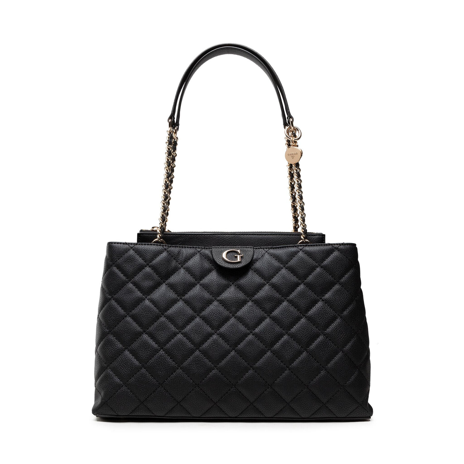 Guess Дамска чанта Gillian Girlfriend Carryall HWQG83 94230 Черен - Pepit.bg