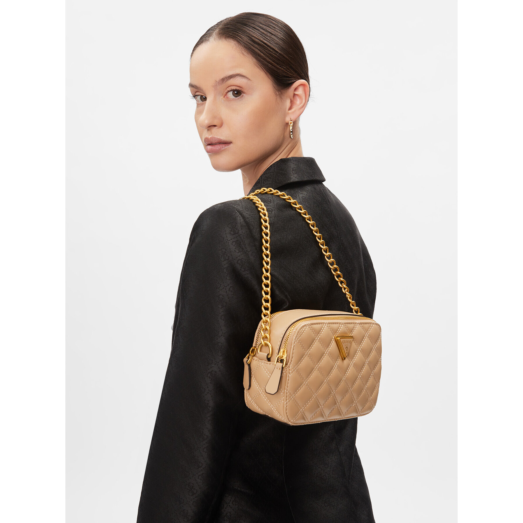 Guess Дамска чанта Giully (QA) HWQA87 48140 Бежов - Pepit.bg