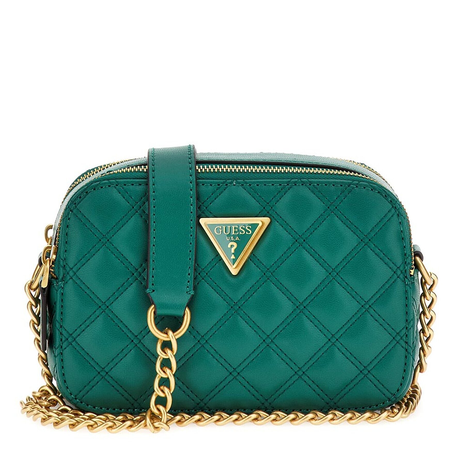 Guess Дамска чанта Giully (QA) HWQA87 48140 Зелен - Pepit.bg