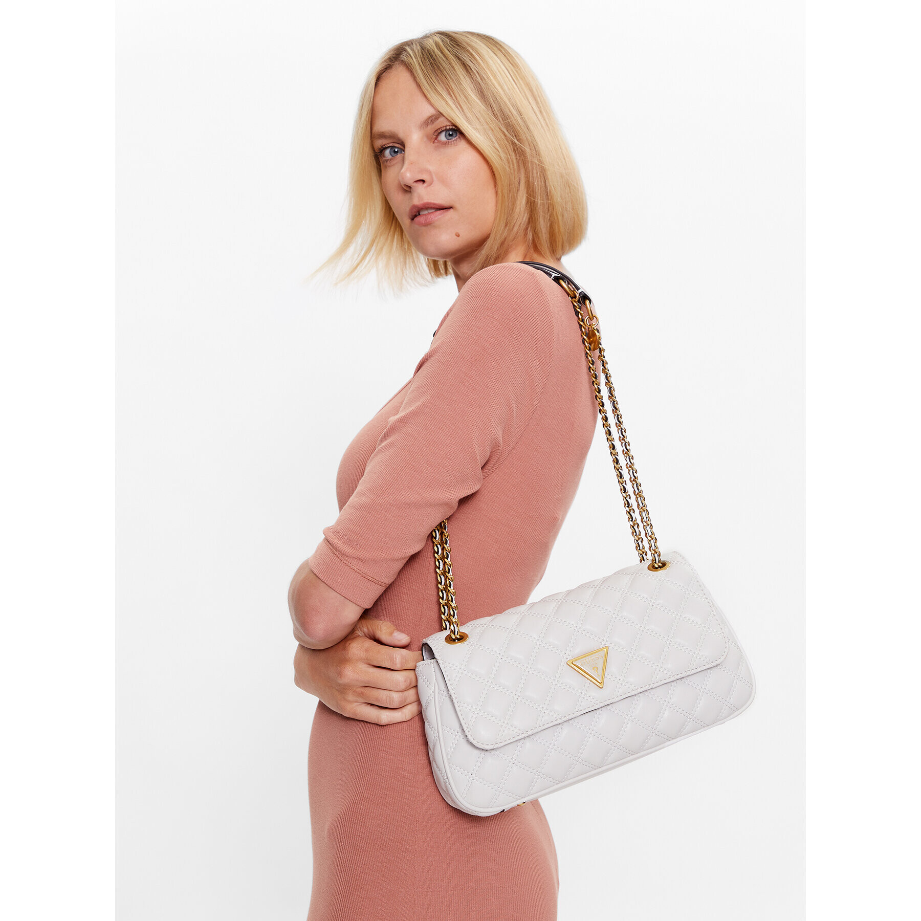 Guess Дамска чанта Giully (QA) HWQA87 48210 Бял - Pepit.bg
