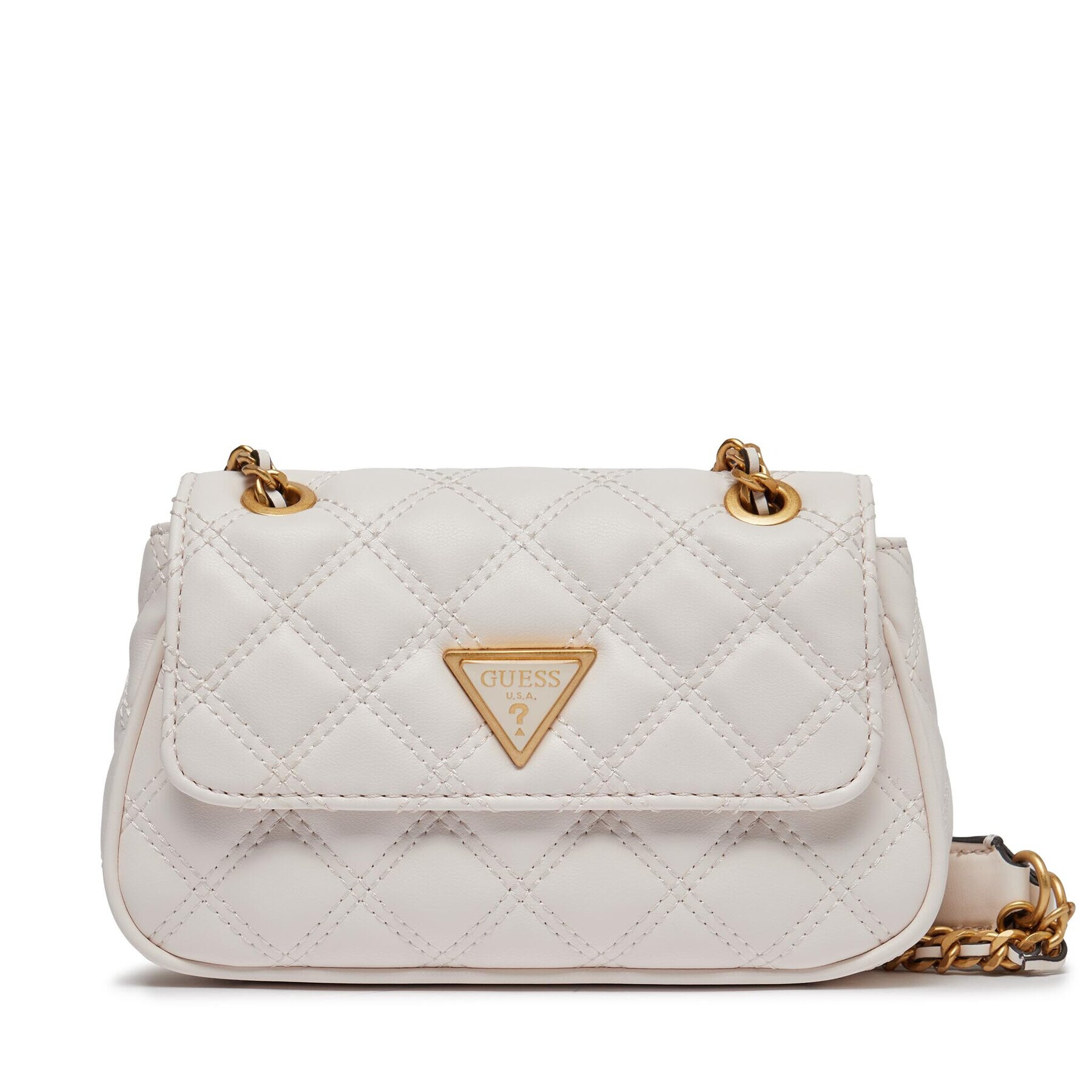 Guess Дамска чанта Giully (QA) Mini-Bags HWQA87 48780 Бежов - Pepit.bg