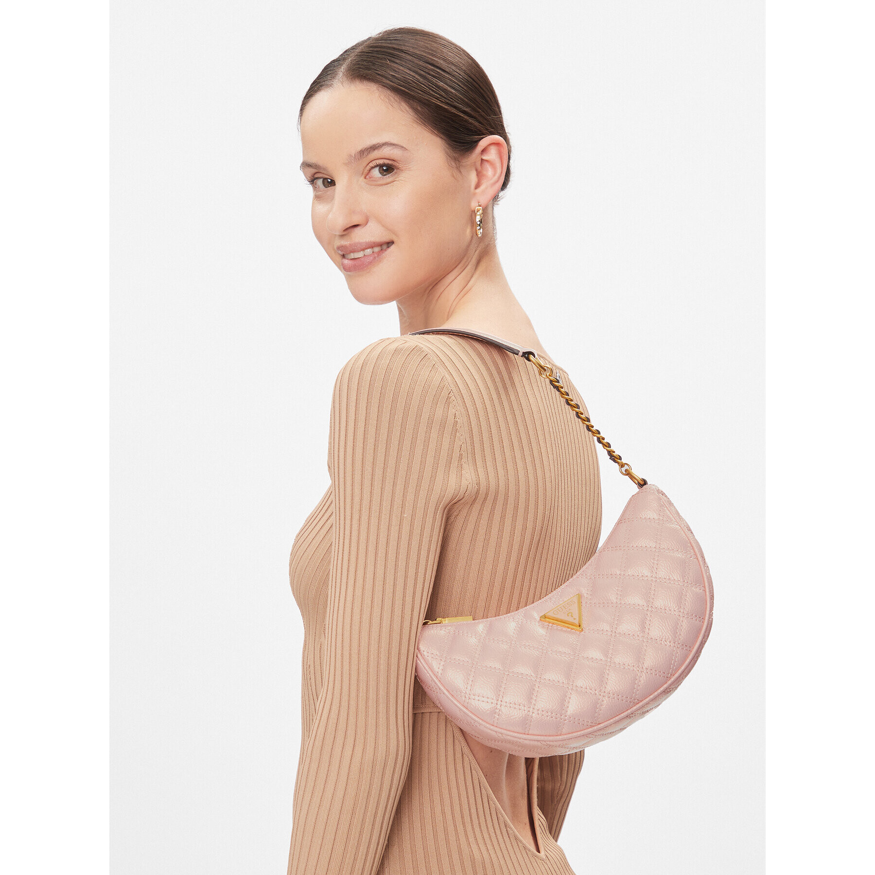 Guess Дамска чанта Giully (QI) HWQI87 48120 Розов - Pepit.bg