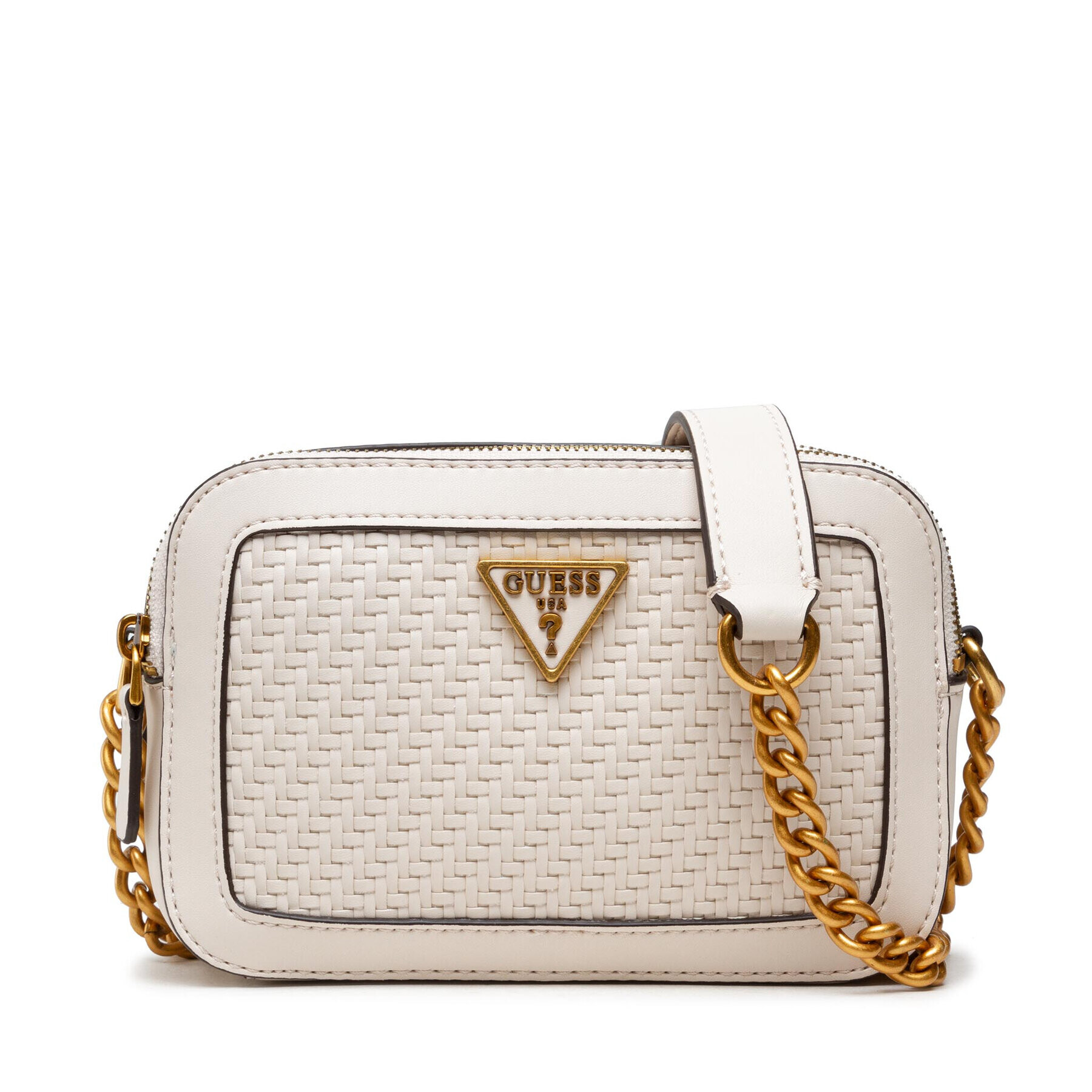 Guess Дамска чанта Hassie Crossbody Camera HWVB83 97140 Бежов - Pepit.bg