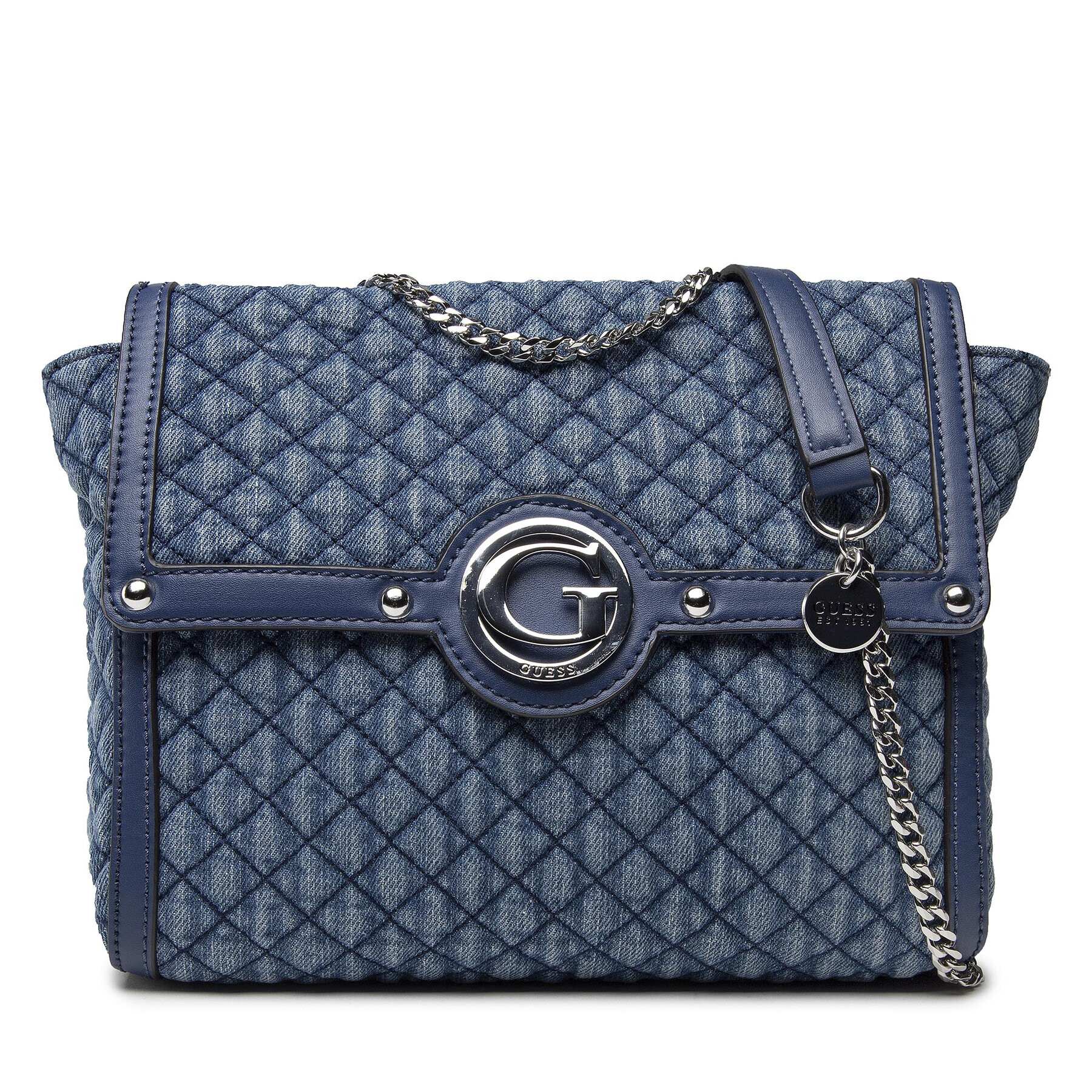 Guess Дамска чанта Heyden HWDY81 34210 Син - Pepit.bg
