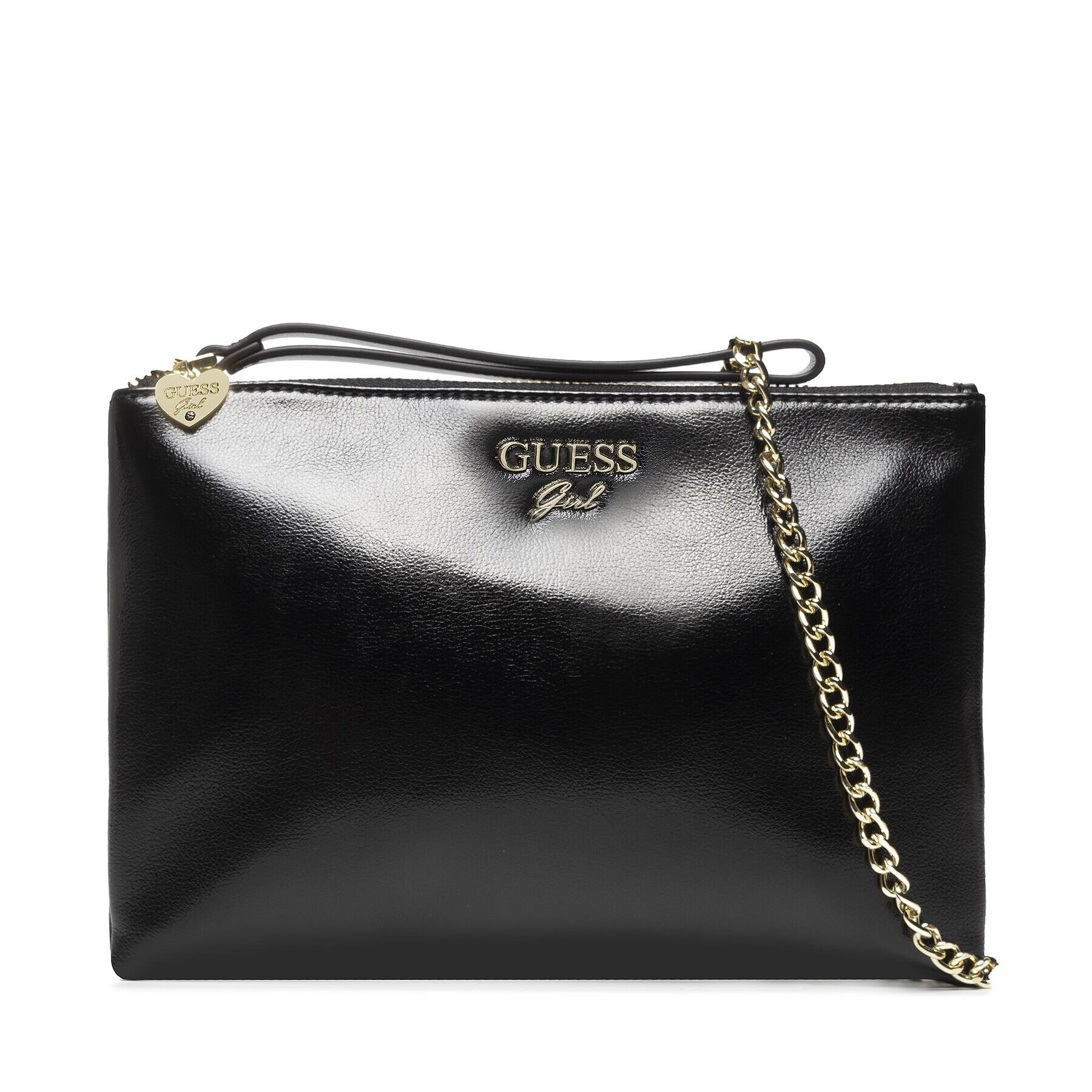 Guess Дамска чанта Crossbody Flat HGTAYL PU221 Черен - Pepit.bg