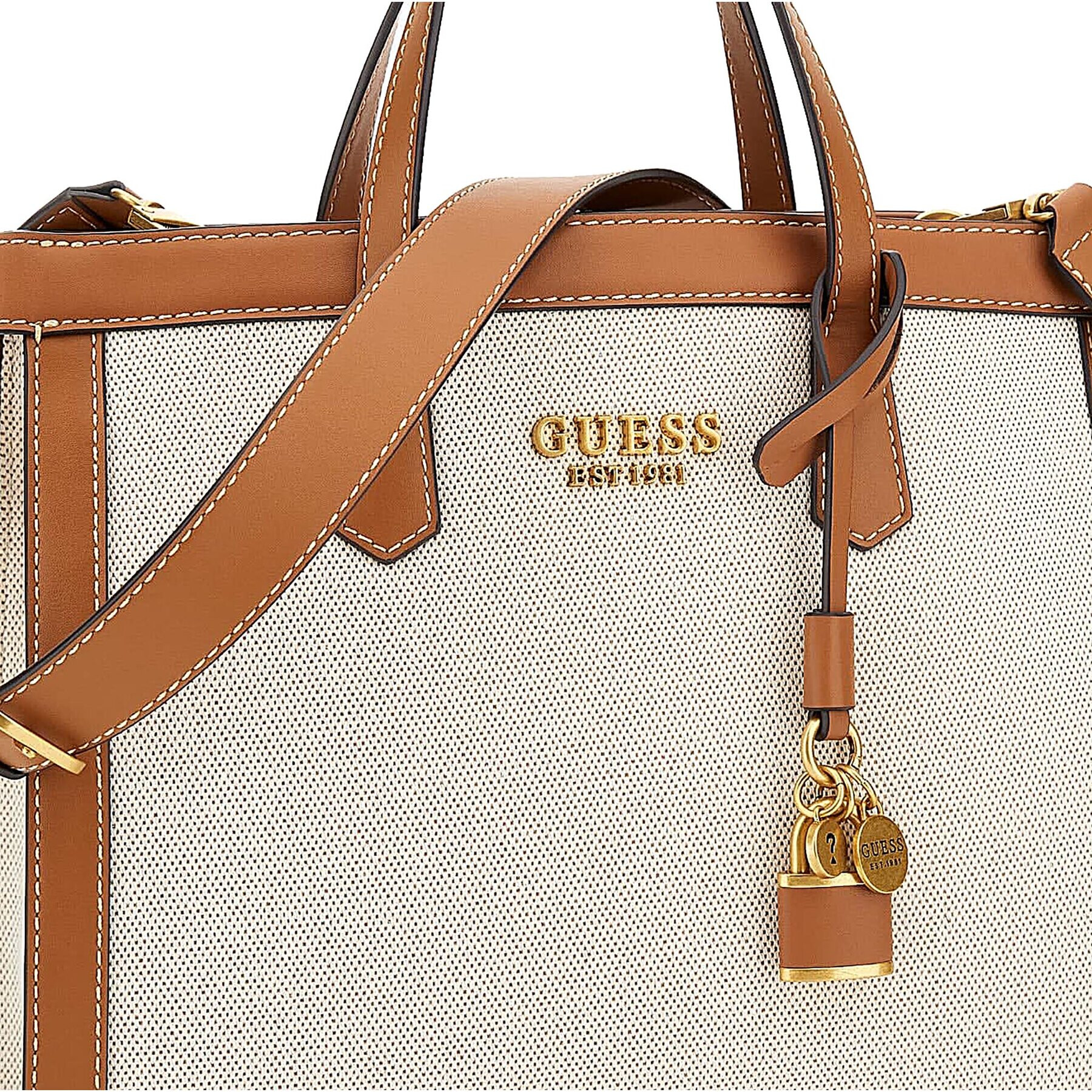 Guess Дамска чанта HWAA87 80060 Екрю - Pepit.bg