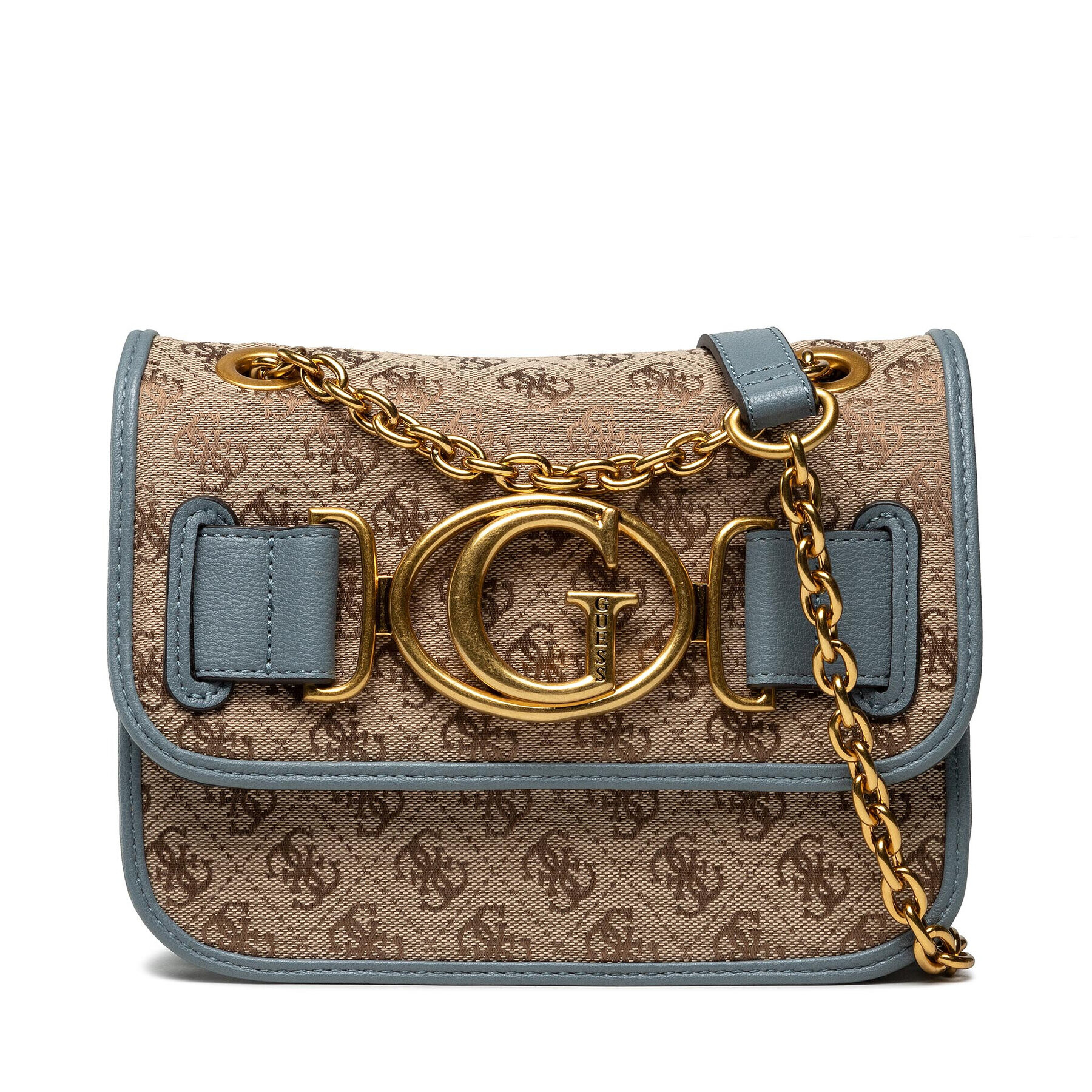 Guess Дамска чанта Aileen Crossbody Flap HWAILE P1416 Кафяв - Pepit.bg