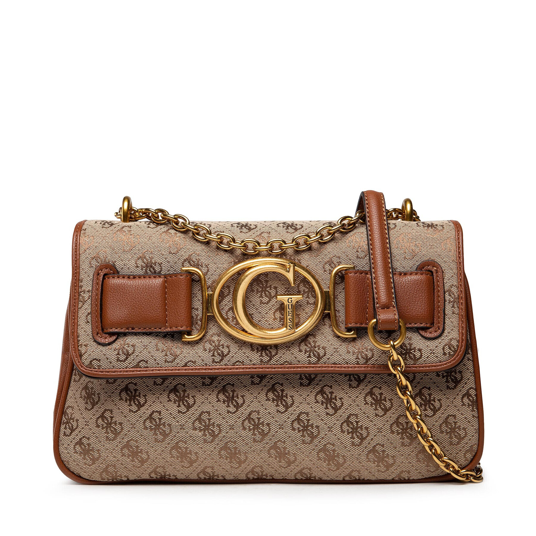 Guess Дамска чанта Aileen Cnvtbl Shoulder Strap HWAILE P1444 Кафяв - Pepit.bg