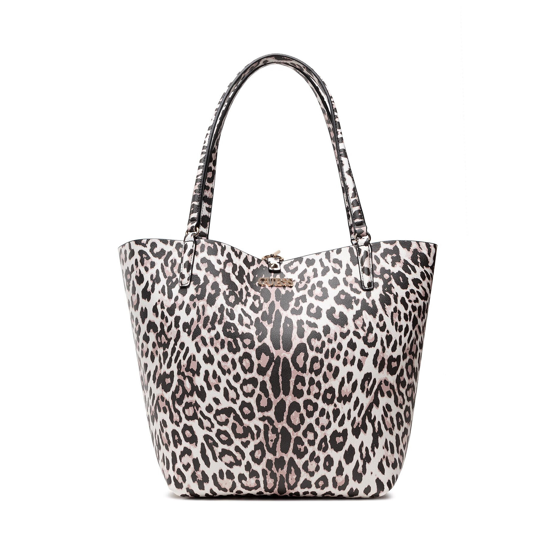 Guess Дамска чанта Alby Toggle Tote HWBL74 55230 Черен - Pepit.bg