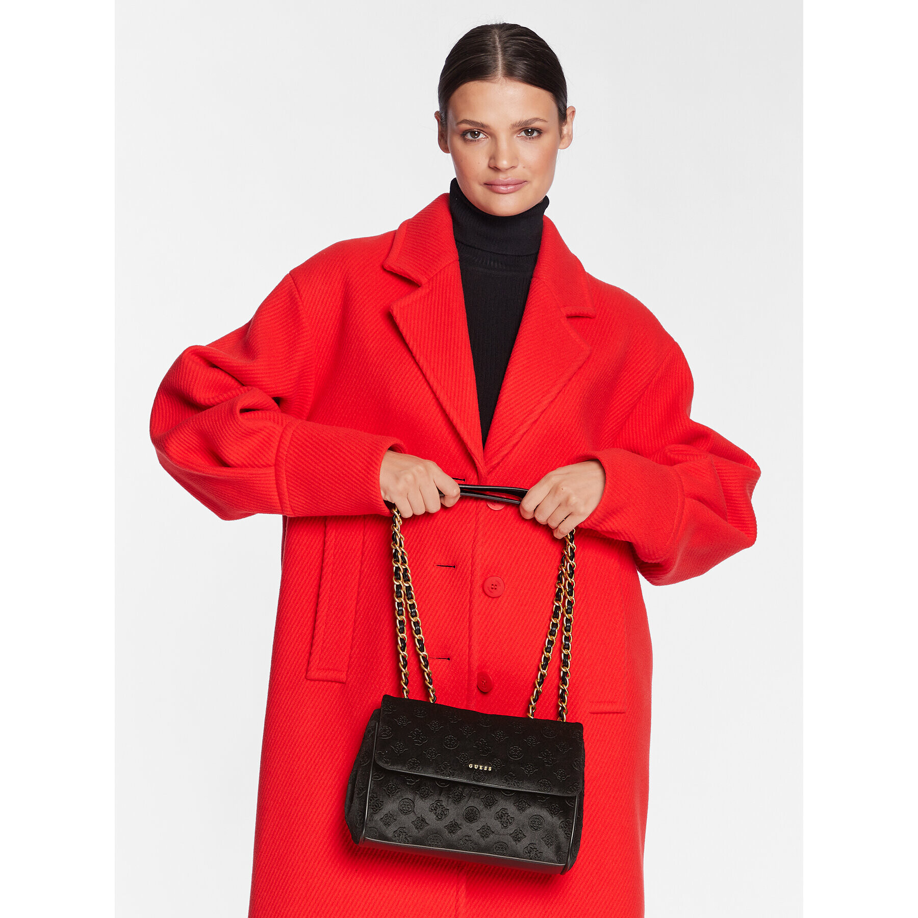 Guess Дамска чанта HWCHSV P1416 Черен - Pepit.bg