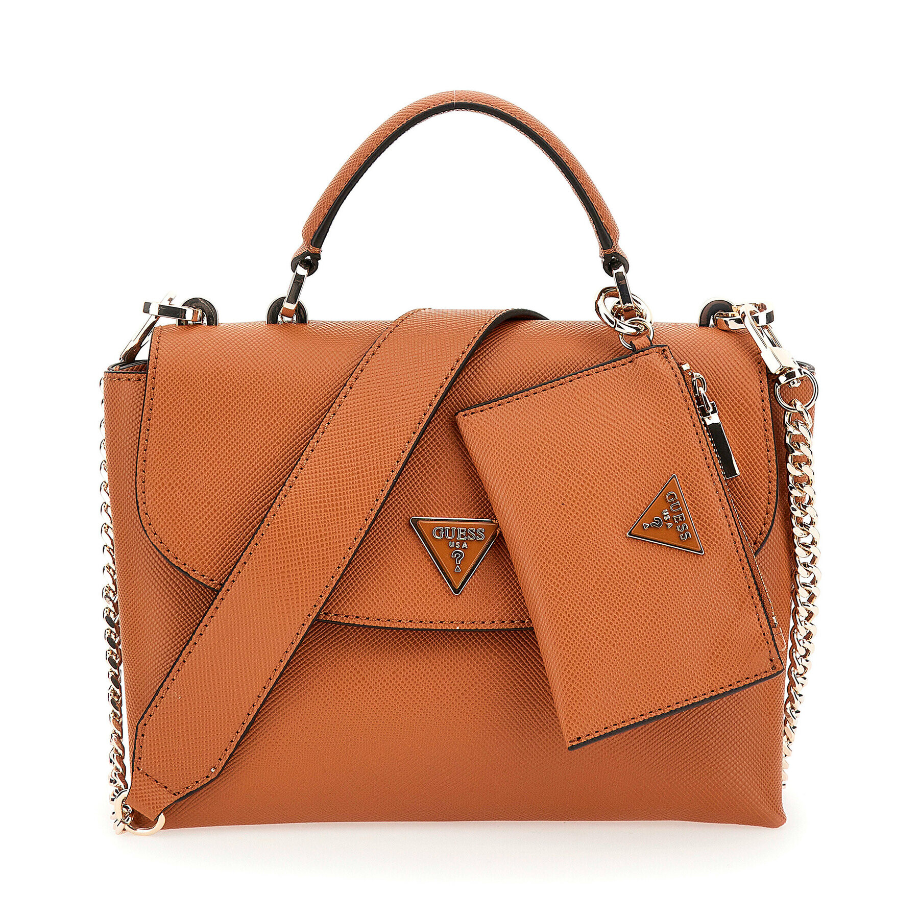 Guess Дамска чанта HWEVG8 96820 Кафяв - Pepit.bg