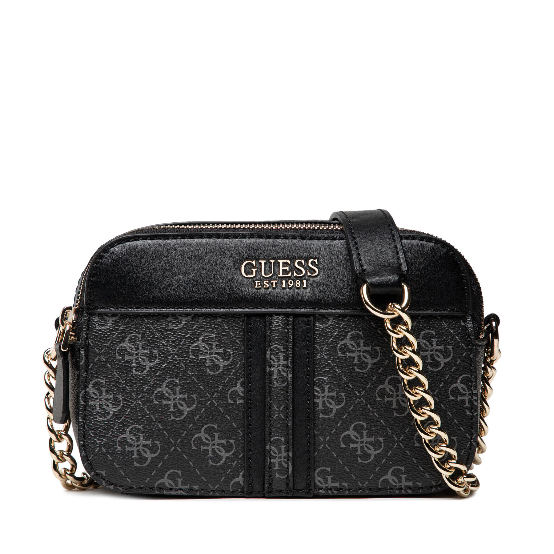 Guess Дамска чанта Noelle Crossbody Camera HWKG78 79140 Сив - Pepit.bg