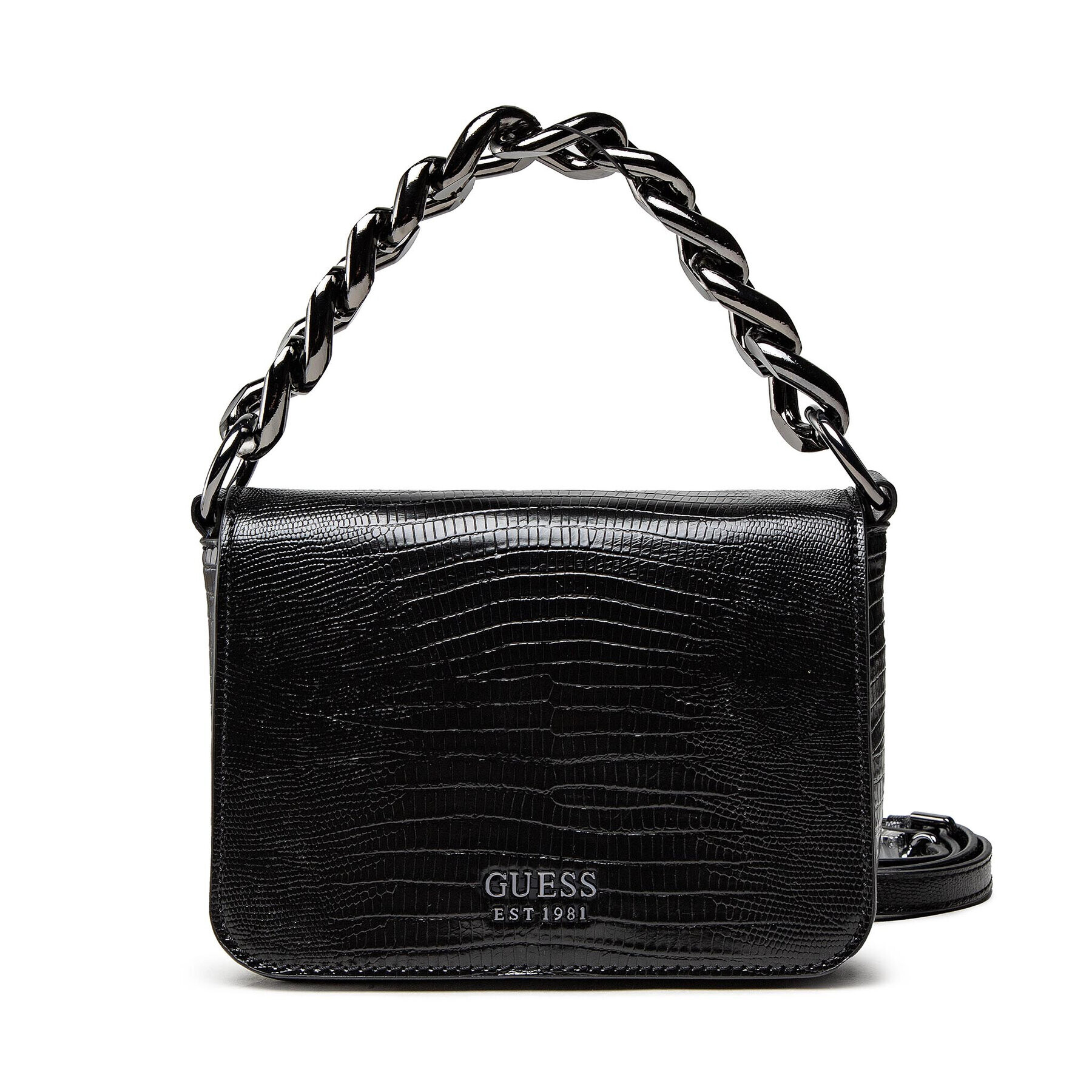 Guess Дамска чанта HWKM83 82780 Черен - Pepit.bg