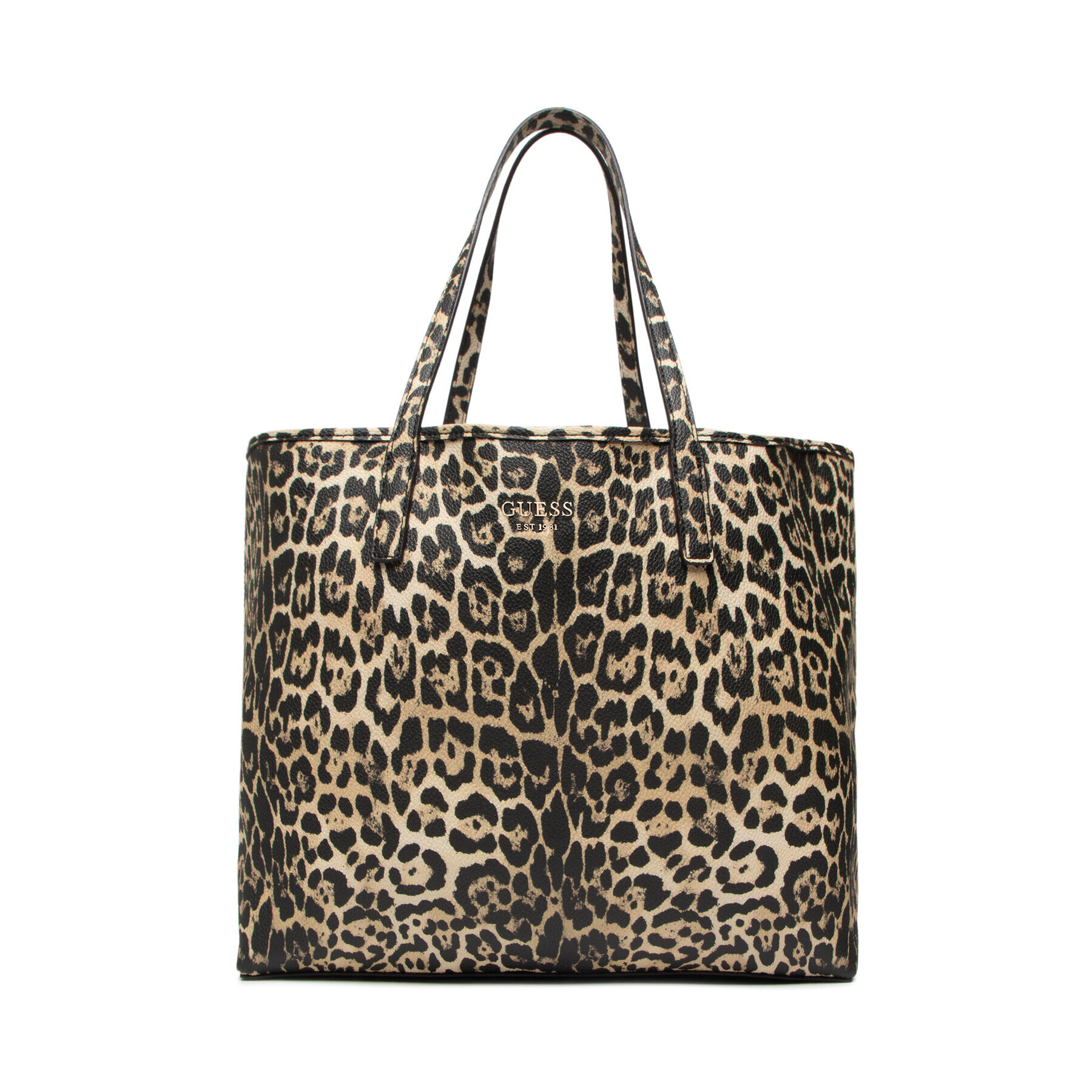 Guess Дамска чанта Vikky Large Tote HWLS69 95240 Кафяв - Pepit.bg