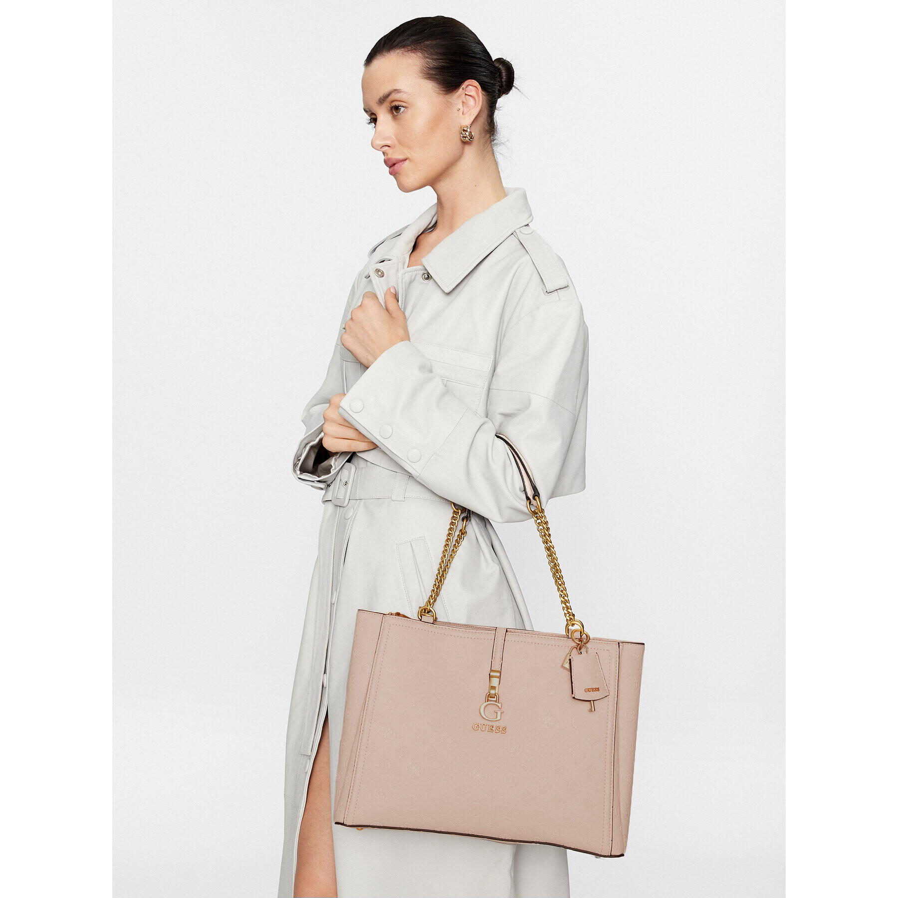 Guess Дамска чанта HWPD92 13230 Бежов - Pepit.bg