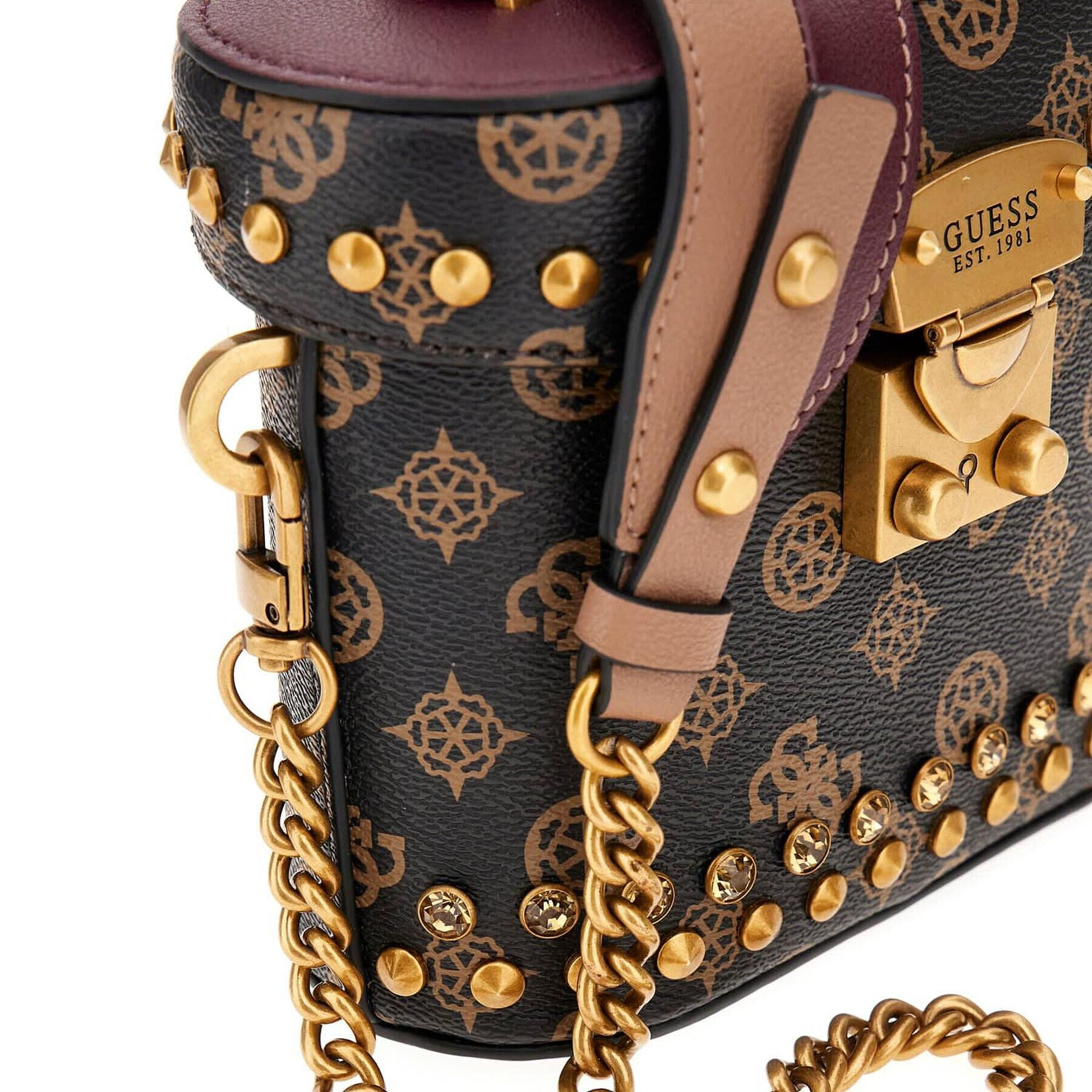 Guess Дамска чанта HWPS89 93770 Кафяв - Pepit.bg