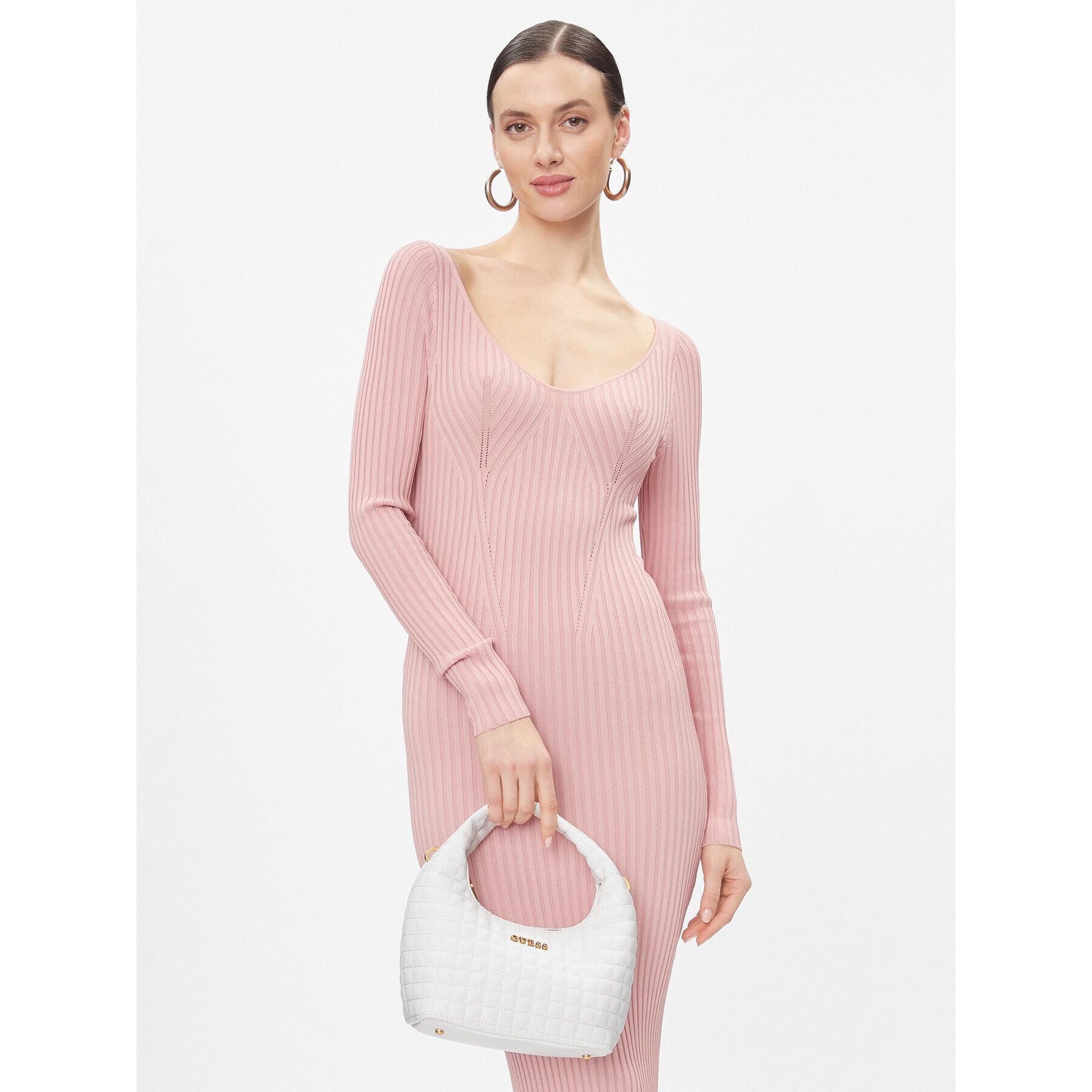 Guess Дамска чанта HWQA91 87120 Бял - Pepit.bg