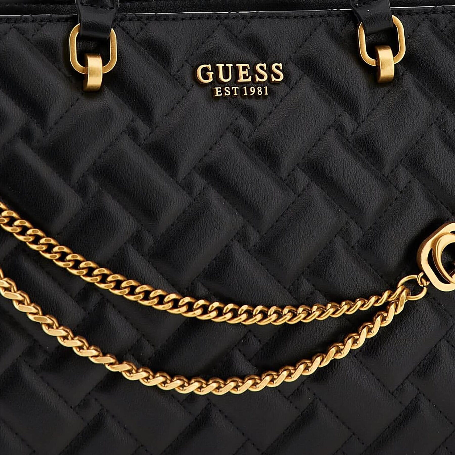 Guess Дамска чанта HWQB89 84060 Черен - Pepit.bg