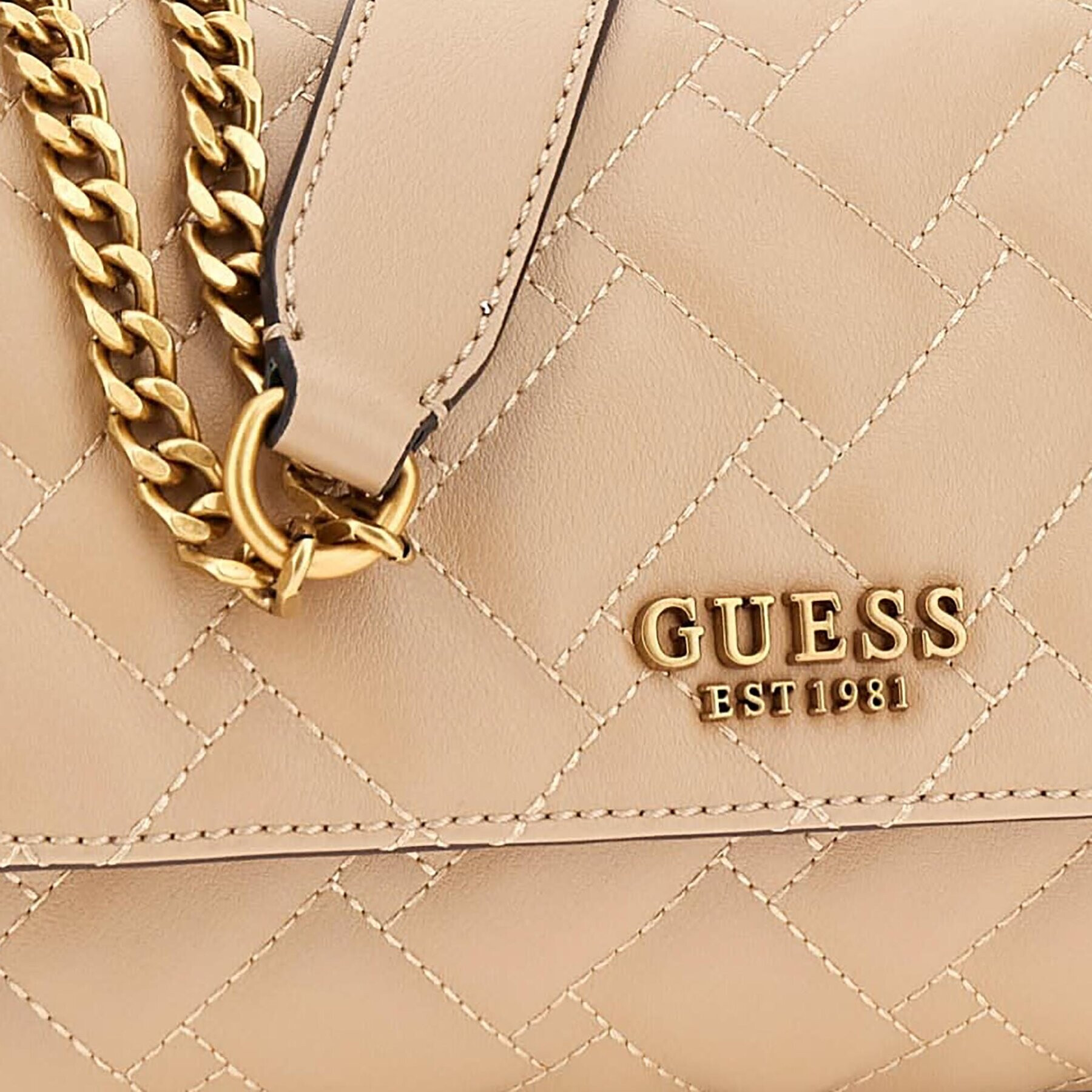 Guess Дамска чанта HWQB89 84200 Бежов - Pepit.bg